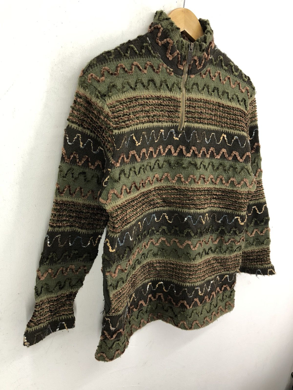 Japanese Brand Bashecinq Femme Paris Half Zipper Sweater Size US M / EU 48-50 / 2 - 3 Thumbnail
