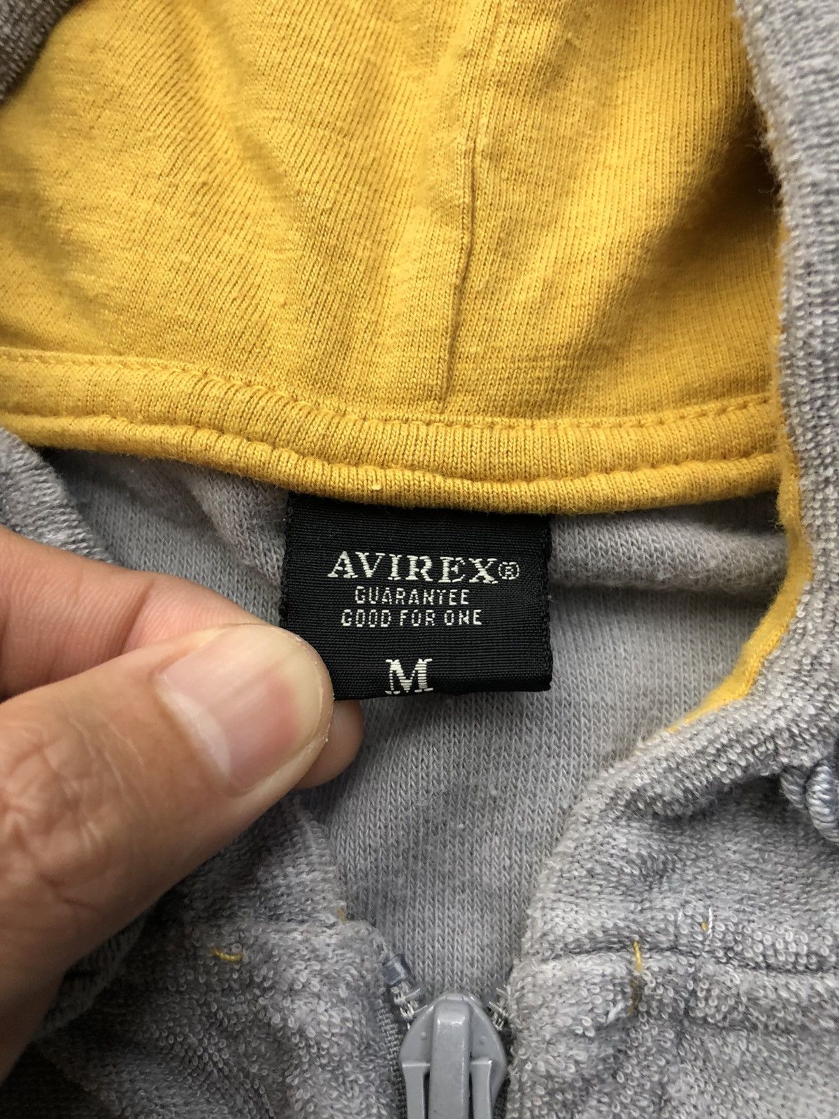 Avirex Avirex Short Sleeve Zipper Hoodie Size US S / EU 44-46 / 1 - 12 Thumbnail