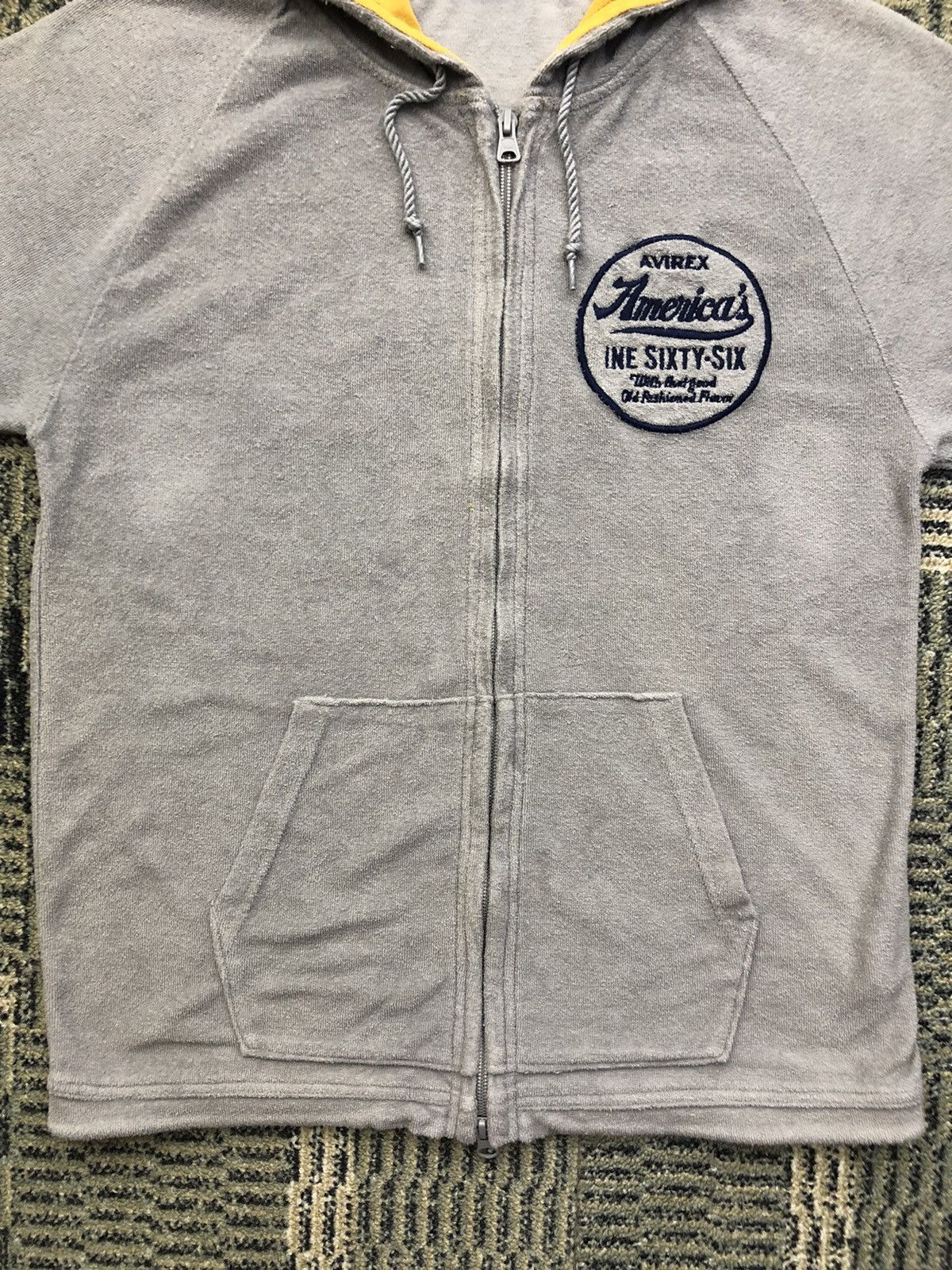 Avirex Avirex Short Sleeve Zipper Hoodie Size US S / EU 44-46 / 1 - 6 Thumbnail