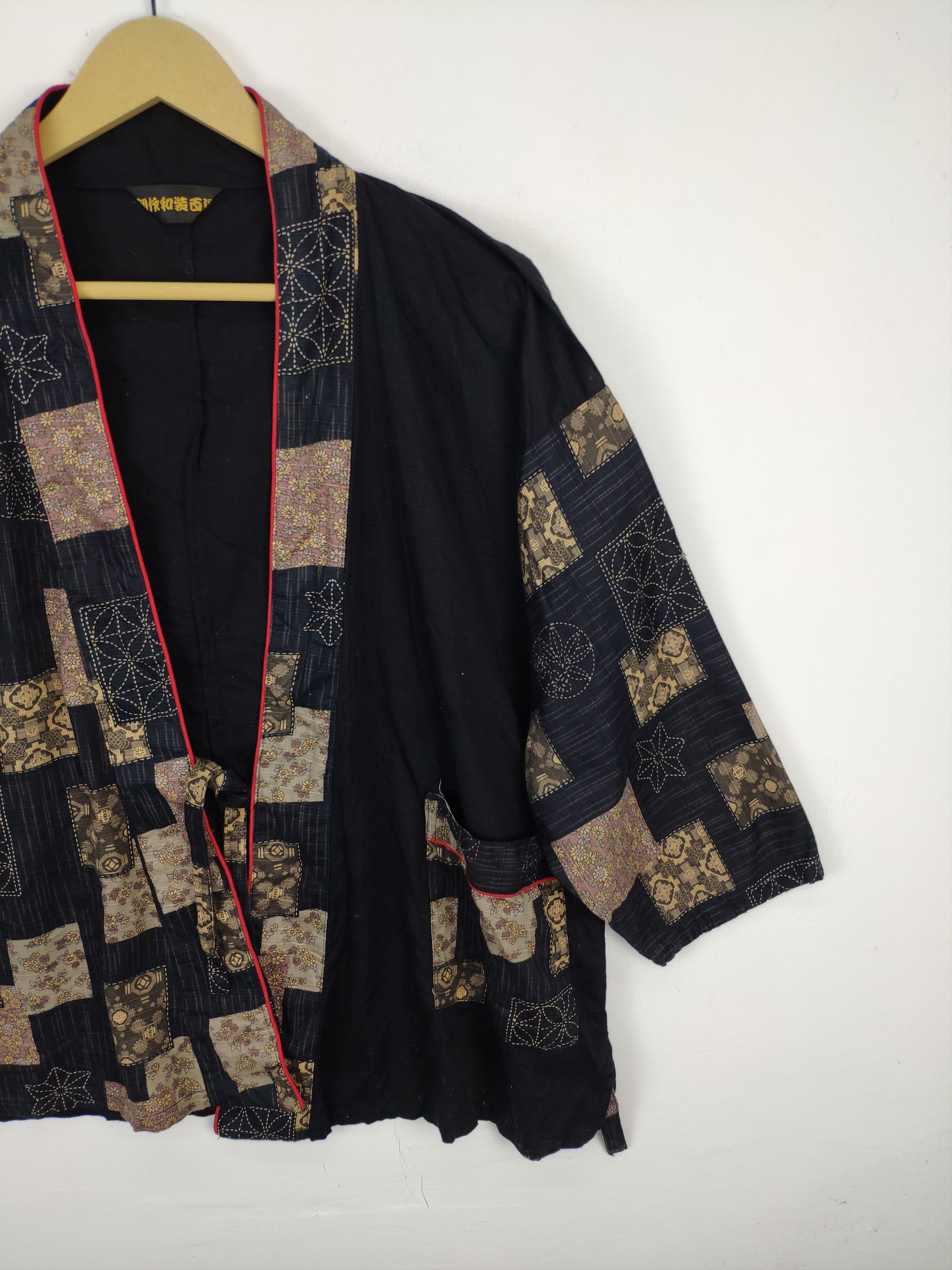 Japanese Brand Vintage Narogi Kimono Cardigan Sashiko Japanese Design Size L / US 10 / IT 46 - 5 Thumbnail