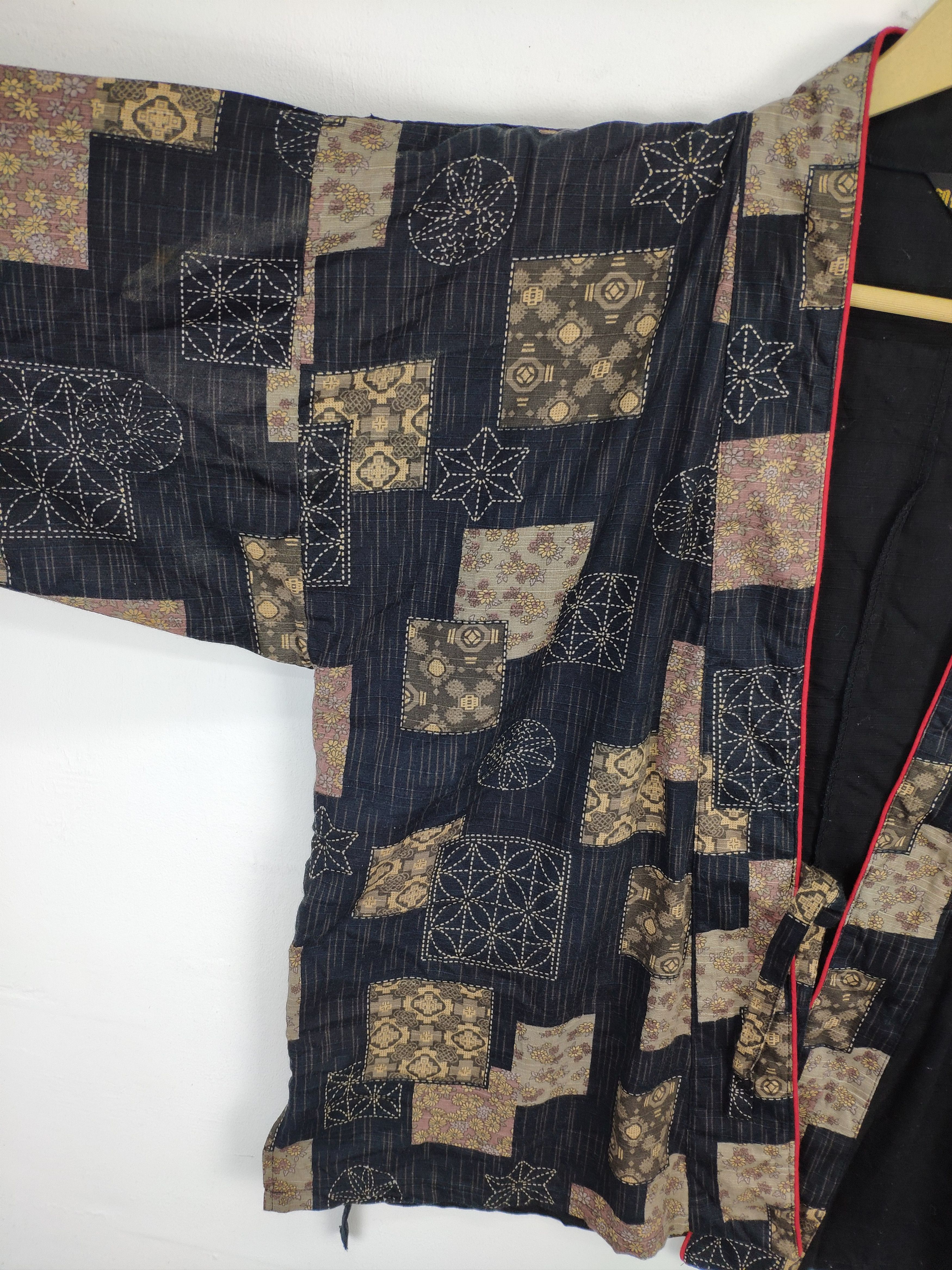 Japanese Brand Vintage Narogi Kimono Cardigan Sashiko Japanese Design Size L / US 10 / IT 46 - 9 Thumbnail