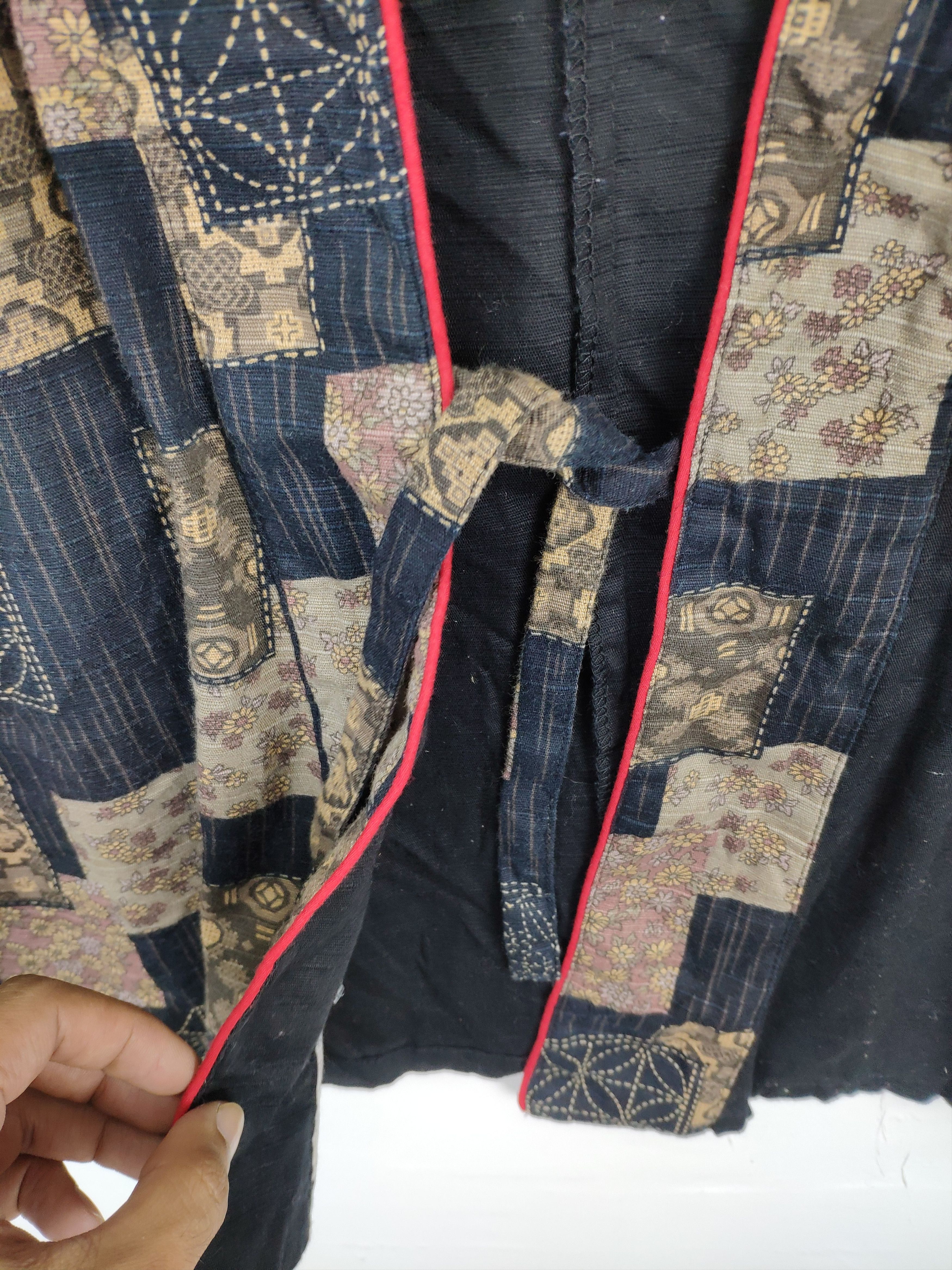 Japanese Brand Vintage Narogi Kimono Cardigan Sashiko Japanese Design Size L / US 10 / IT 46 - 11 Thumbnail