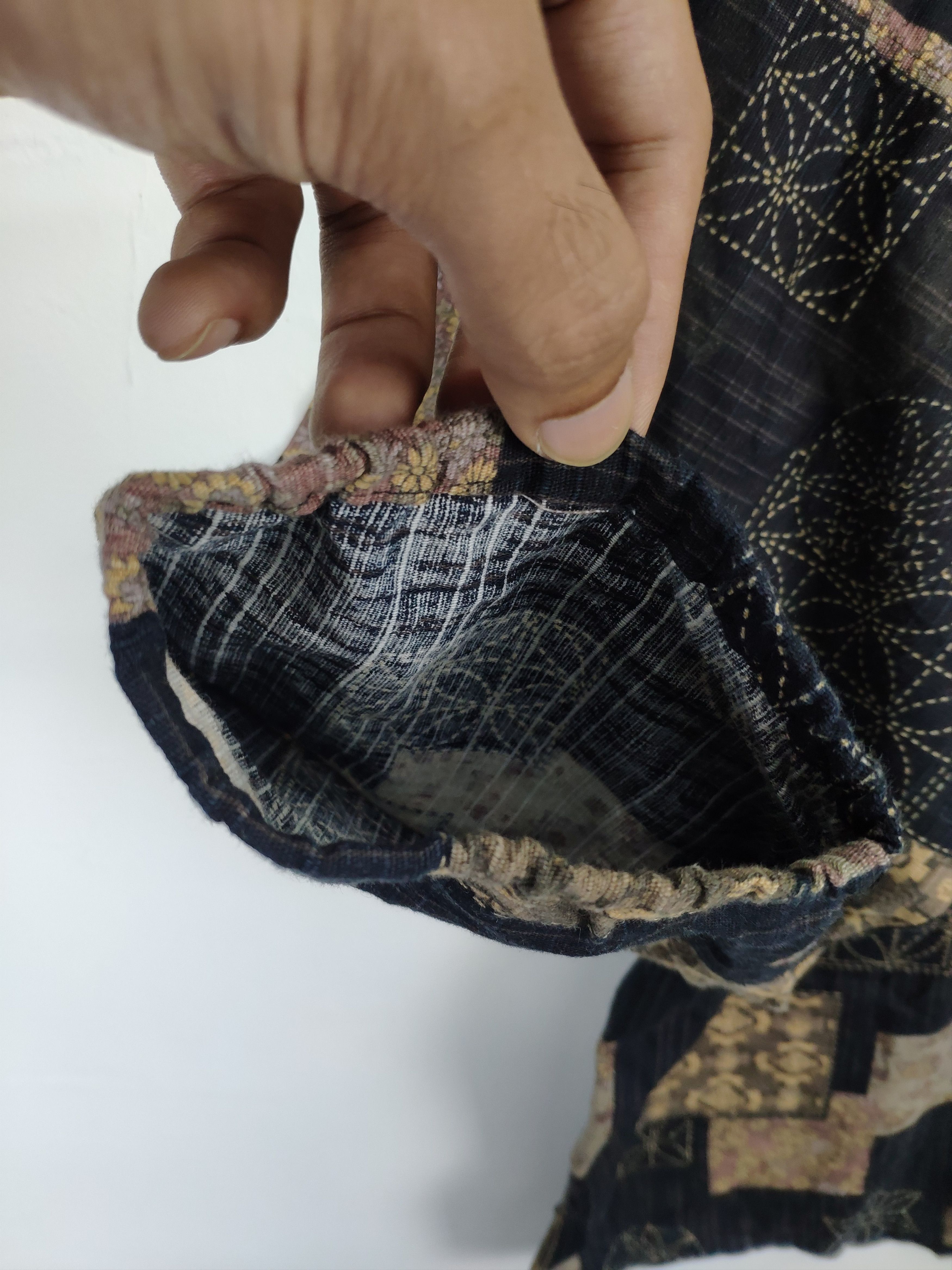 Japanese Brand Vintage Narogi Kimono Cardigan Sashiko Japanese Design Size L / US 10 / IT 46 - 8 Thumbnail