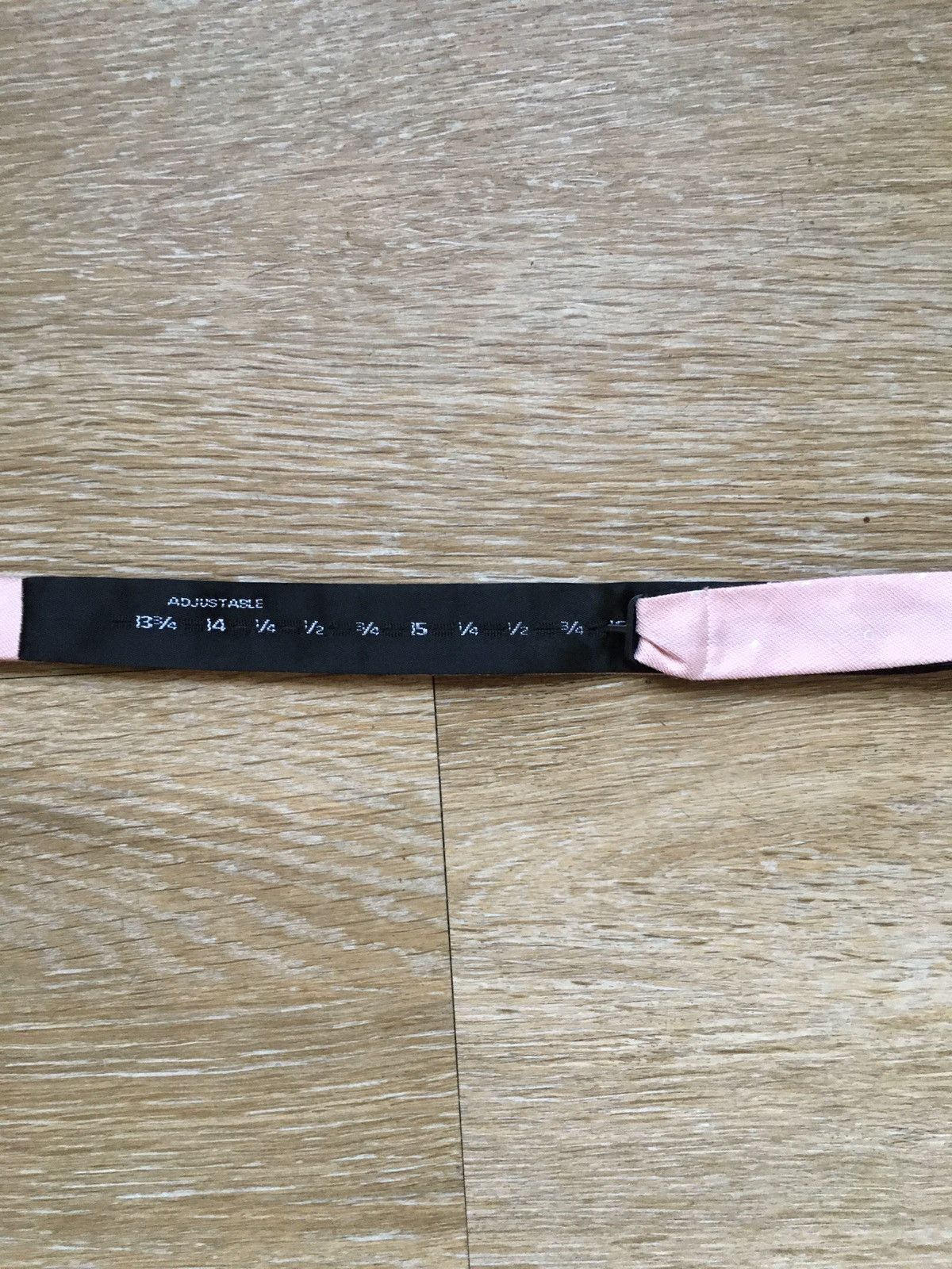 The Tie Bar Tie Bar Silk Linen Tie Pink Polka Dots Adjustable Size ONE SIZE - 3 Thumbnail