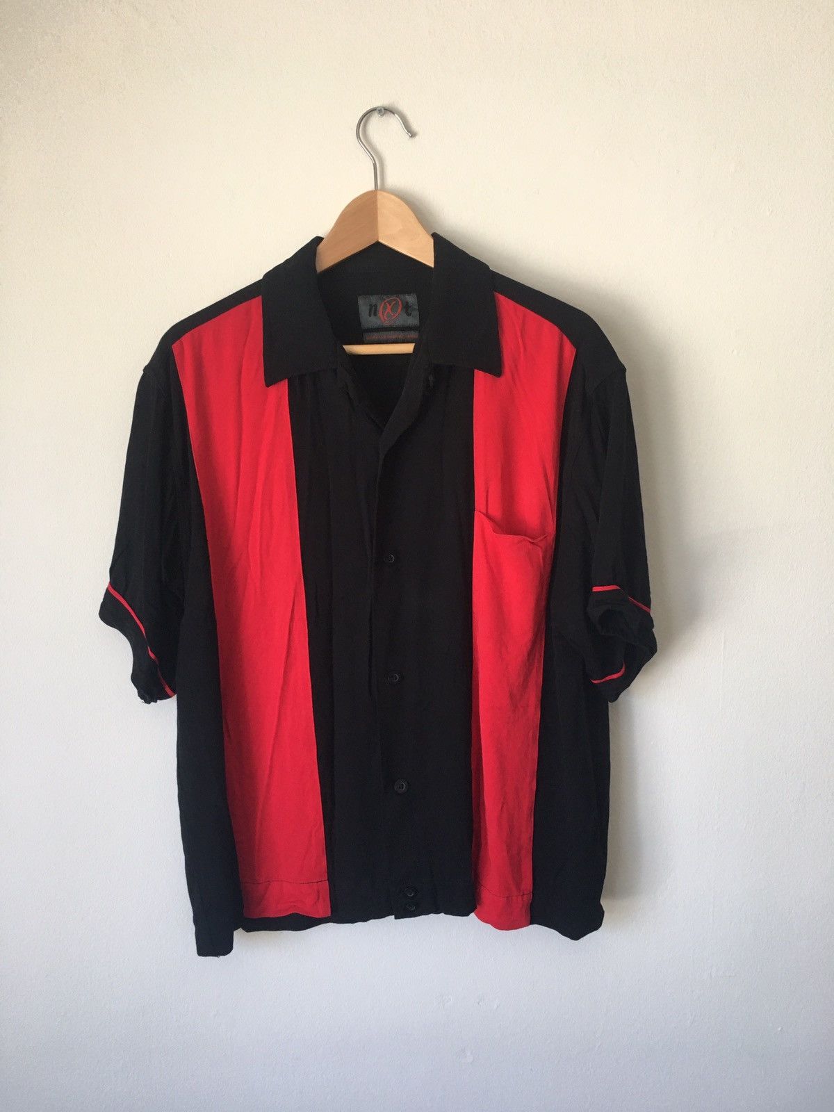 Vintage Bowling Shirt Sopranos Boxy Dad Rayon y2k 90s 00s Normcore