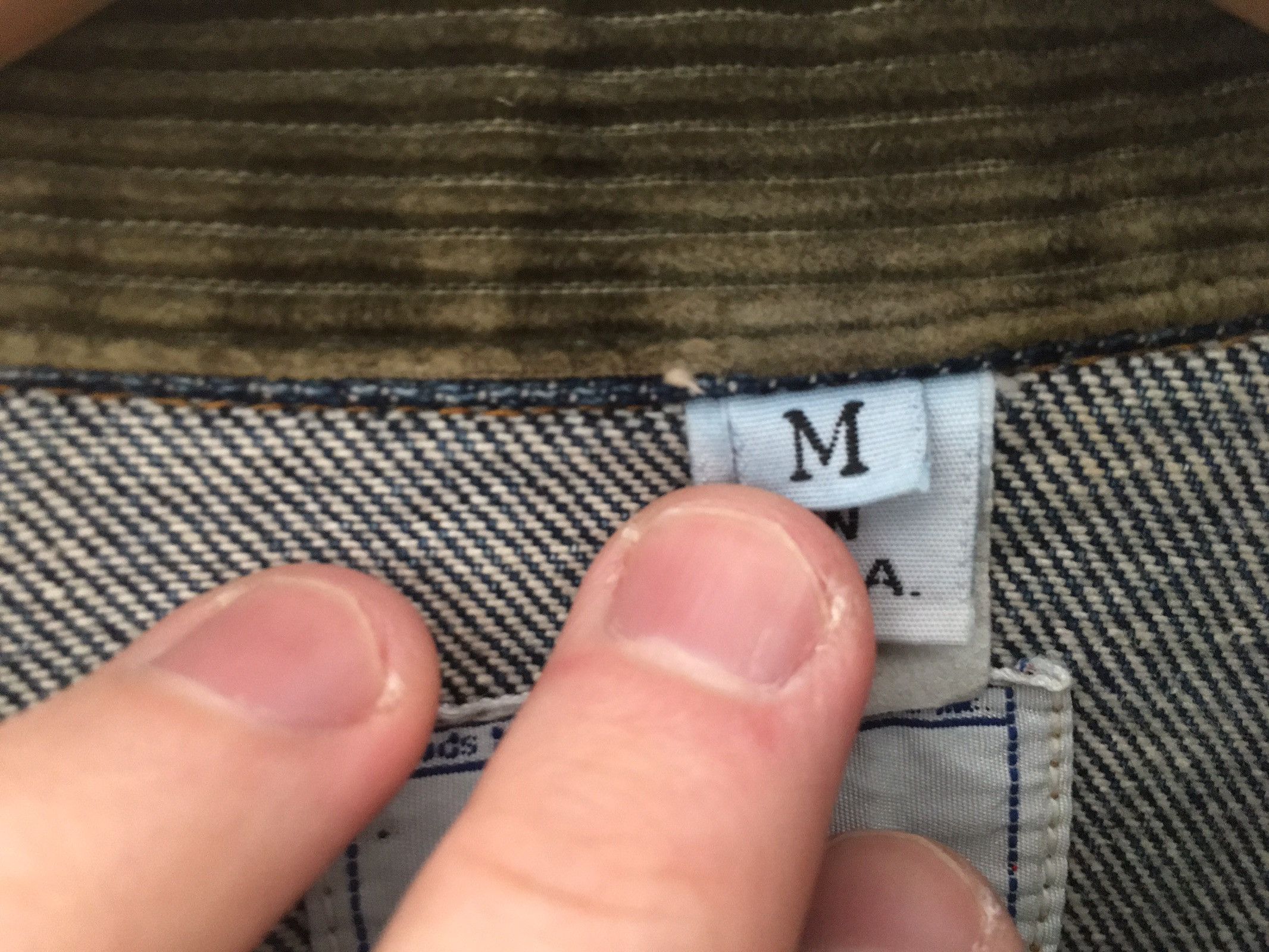 Vintage Denim Trucker Barn Corduroy USA 70s 80s 90s Chore Union Size US M / EU 48-50 / 2 - 4 Thumbnail