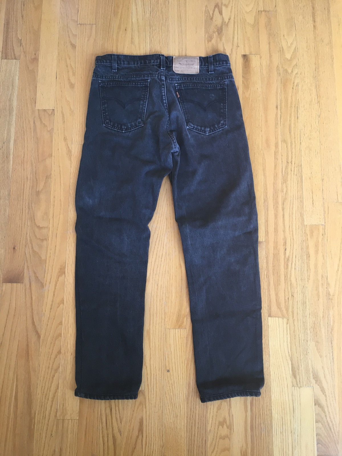 Levi's Vintage 90s Made in USA Black Levis 505 80s Goth Grunge Size US 32 / EU 48 - 1 Thumbnail