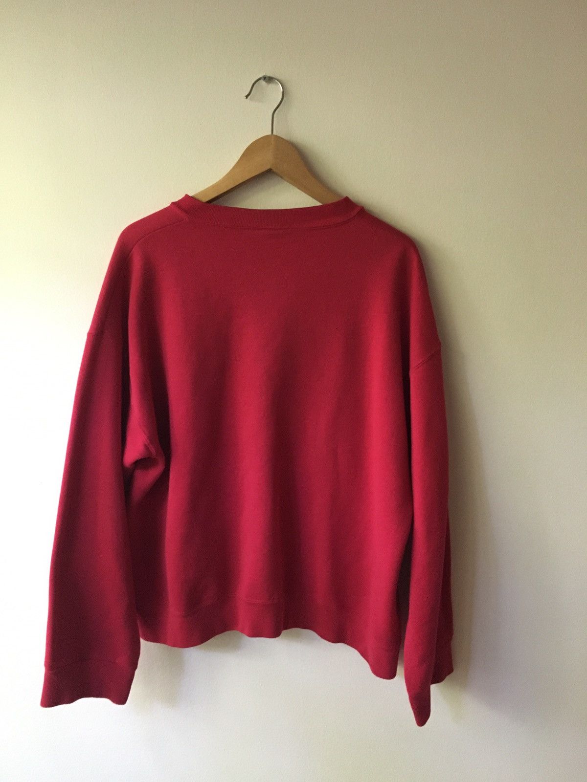 Vintage Vintage Crew Sweatshirt USA 90s 80s Normcore Boxy Blank Size US M / EU 48-50 / 2 - 2 Thumbnail