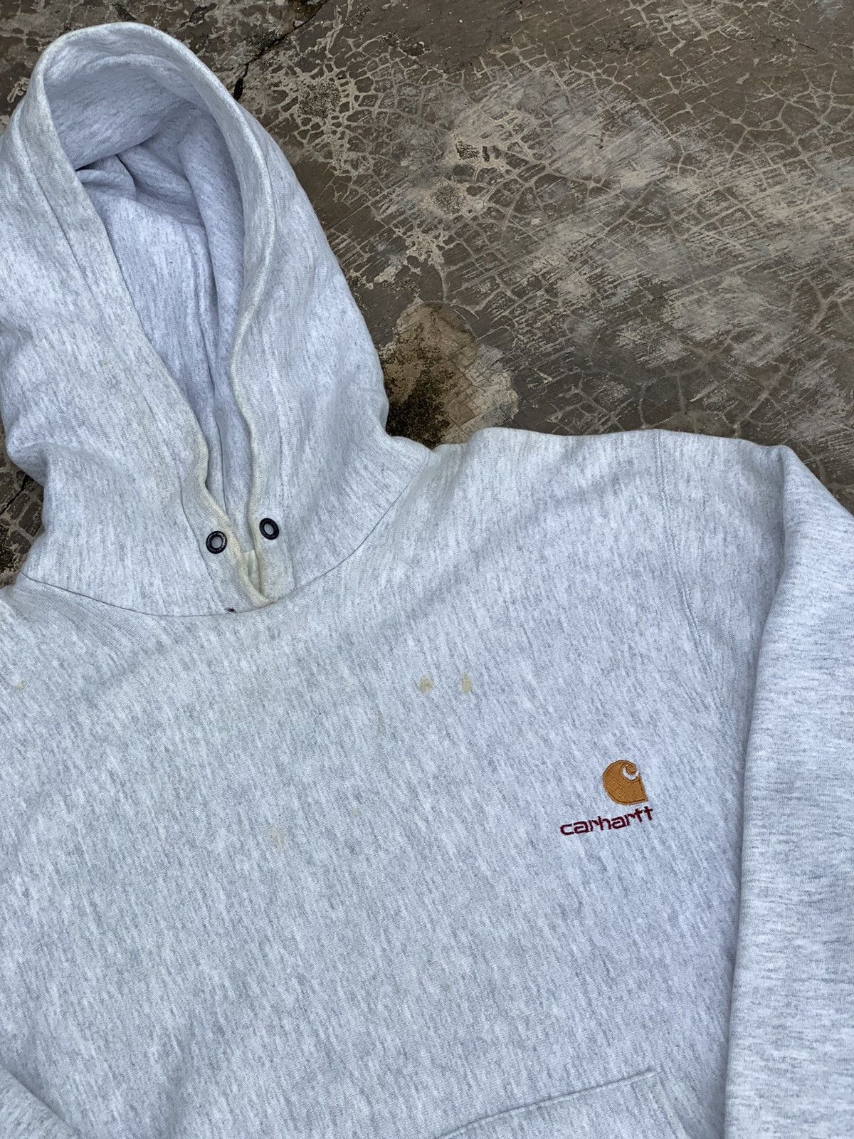 Carhartt × Vintage Vintage Carhartt Hoodie Size US L / EU 52-54 / 3 - 2 Thumbnail