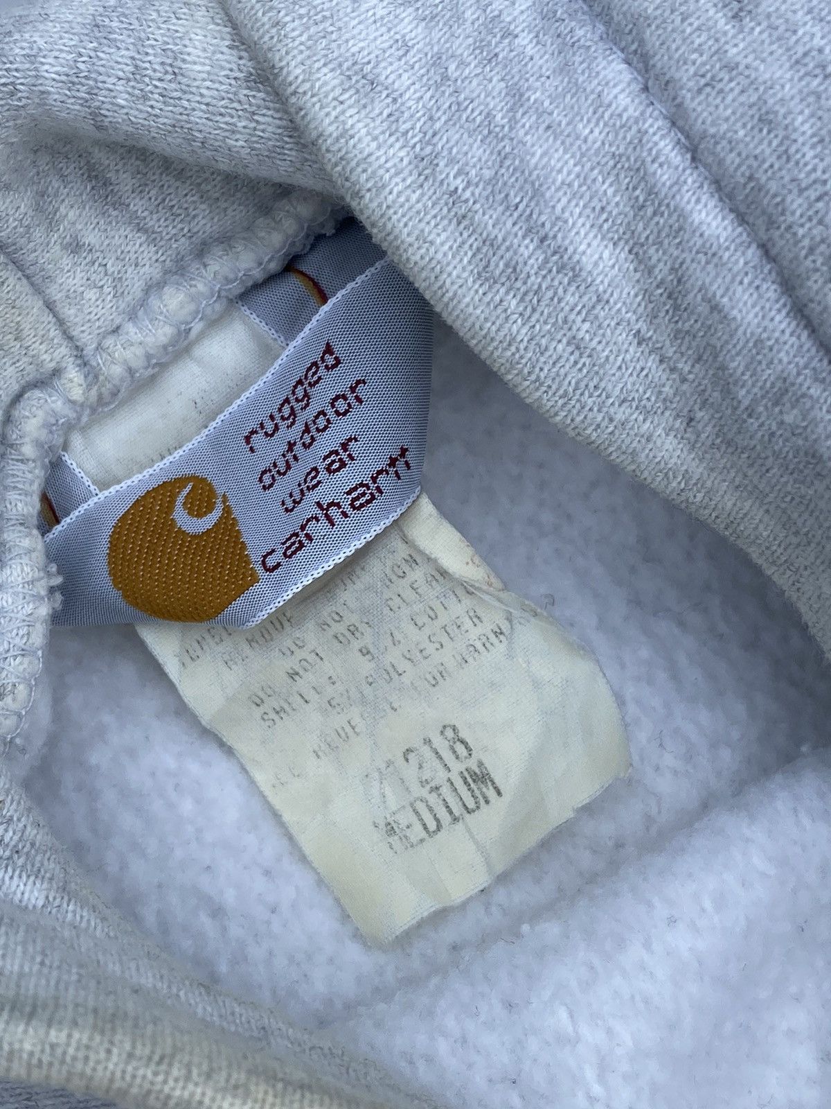 Carhartt × Vintage Vintage Carhartt Hoodie Size US L / EU 52-54 / 3 - 3 Thumbnail