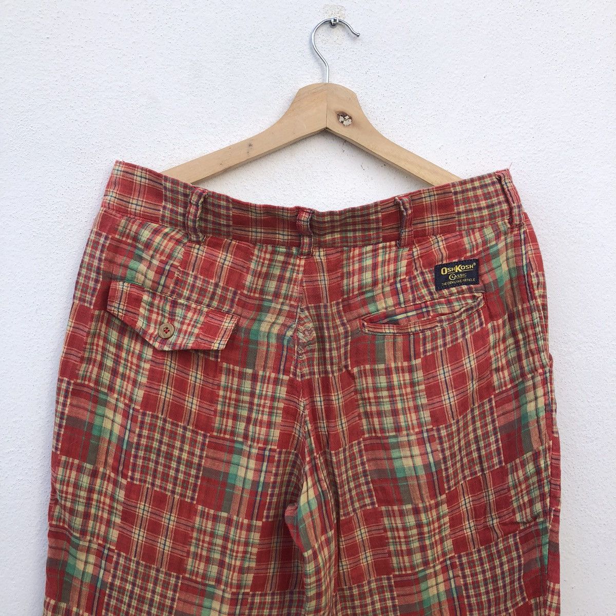 Japanese Brand PATCH WORK TARTAN DESIGN OSHKOSH SHORT PANTS Size US 32 / EU 48 - 9 Thumbnail