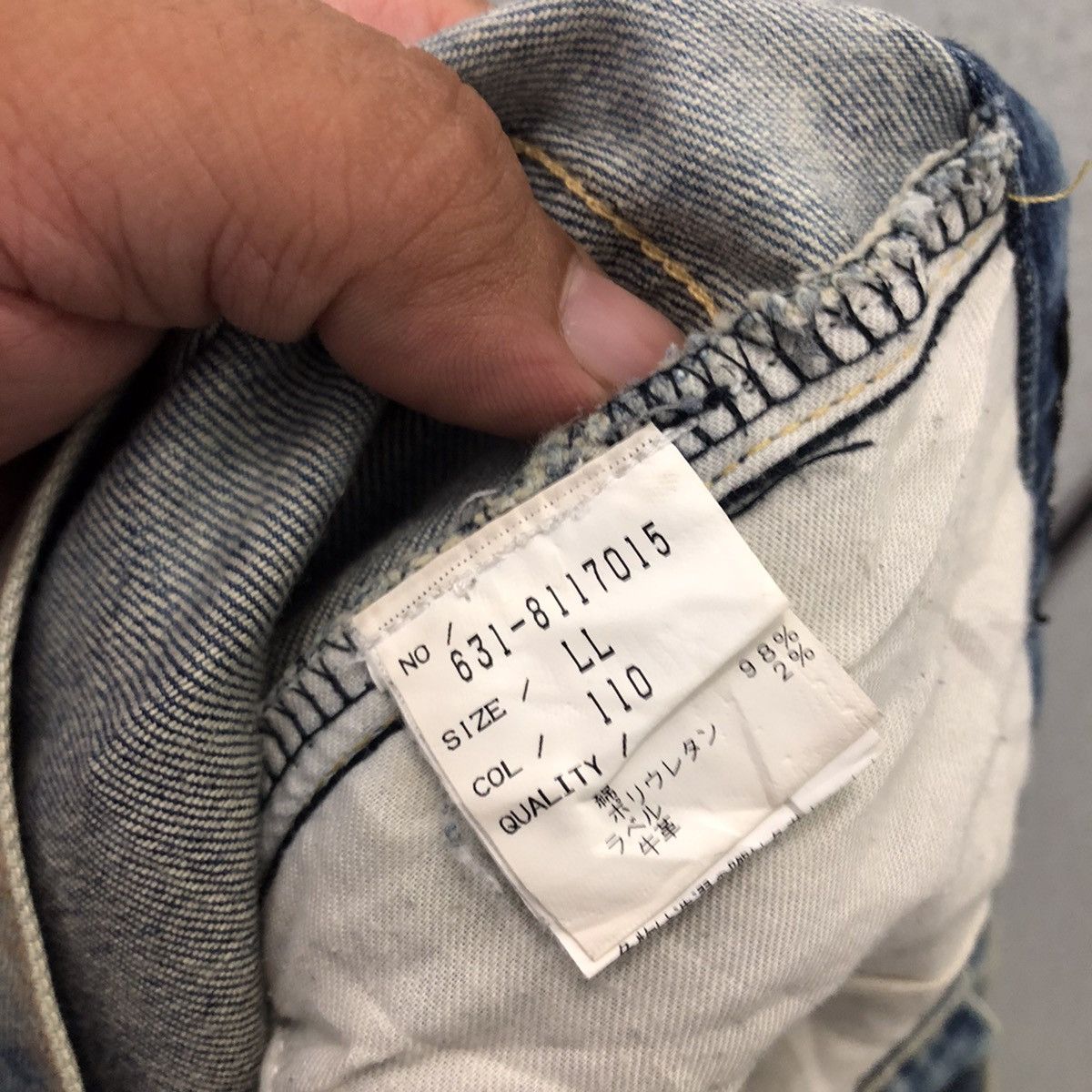 Japanese Brand ACID WASH DESIGN DENIM TORNADO MART REFINED REAL CLOTHES Size US 35 - 14 Thumbnail