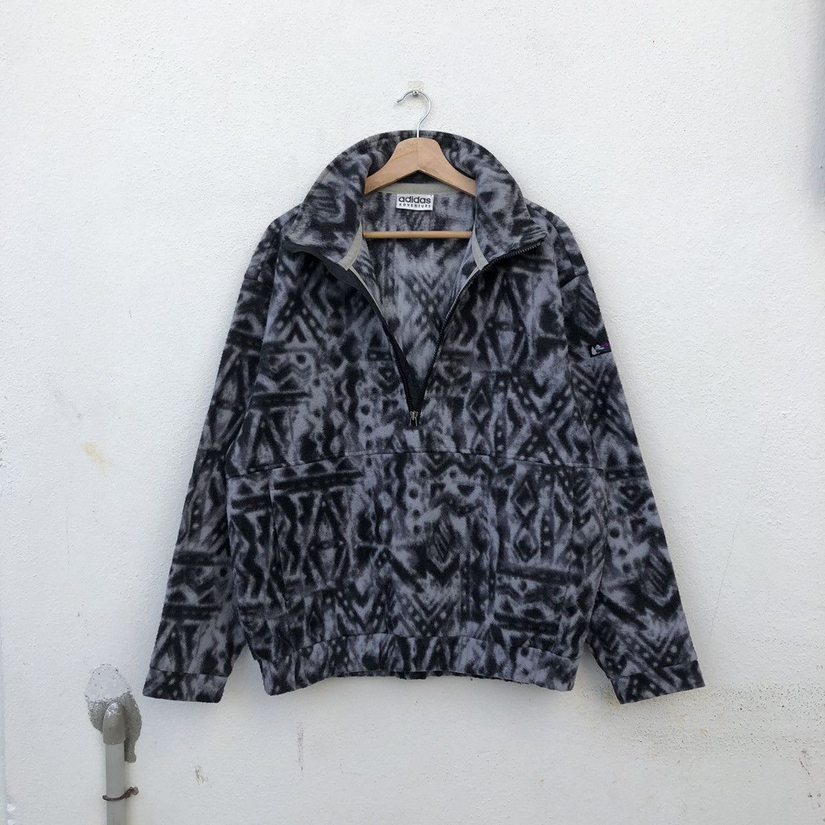 Adidas VINTAGE ADIDAS ADVENTURE FLEECE JACKET NAVAJO DESIGN Size US M / EU 48-50 / 2 - 10 Thumbnail