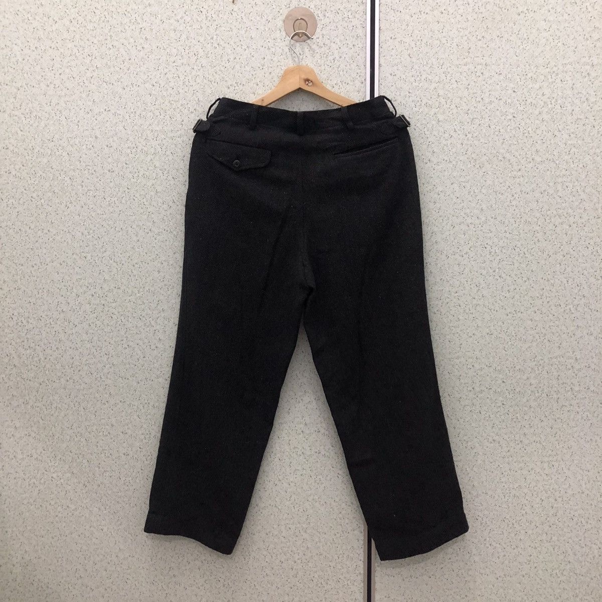 Japanese Brand CASUAL PANTS WITH BUCKLE WOOL INSPIRED BY ISSEY MIYAKE Size US 28 / EU 44 - 6 Thumbnail