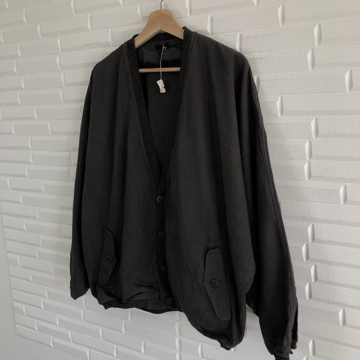 Japanese Brand VINTAGE LIGHT CARDIGAN BOMBER STYLE JACKET Size US L / EU 52-54 / 3 - 2 Thumbnail