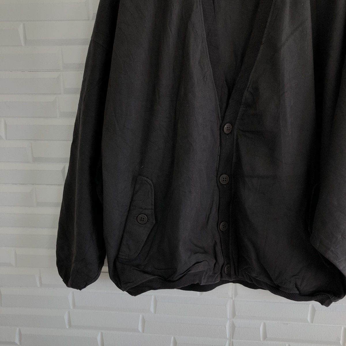 Japanese Brand VINTAGE LIGHT CARDIGAN BOMBER STYLE JACKET Size US L / EU 52-54 / 3 - 5 Thumbnail