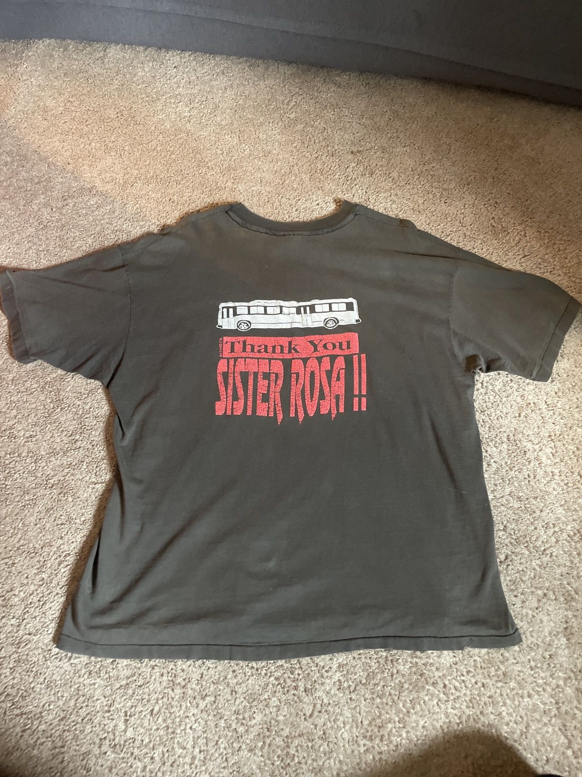 Band Tees 80s/90s Rosa Parks : Thank you sister Rosa Tee Size US XL / EU 56 / 4 - 3 Thumbnail