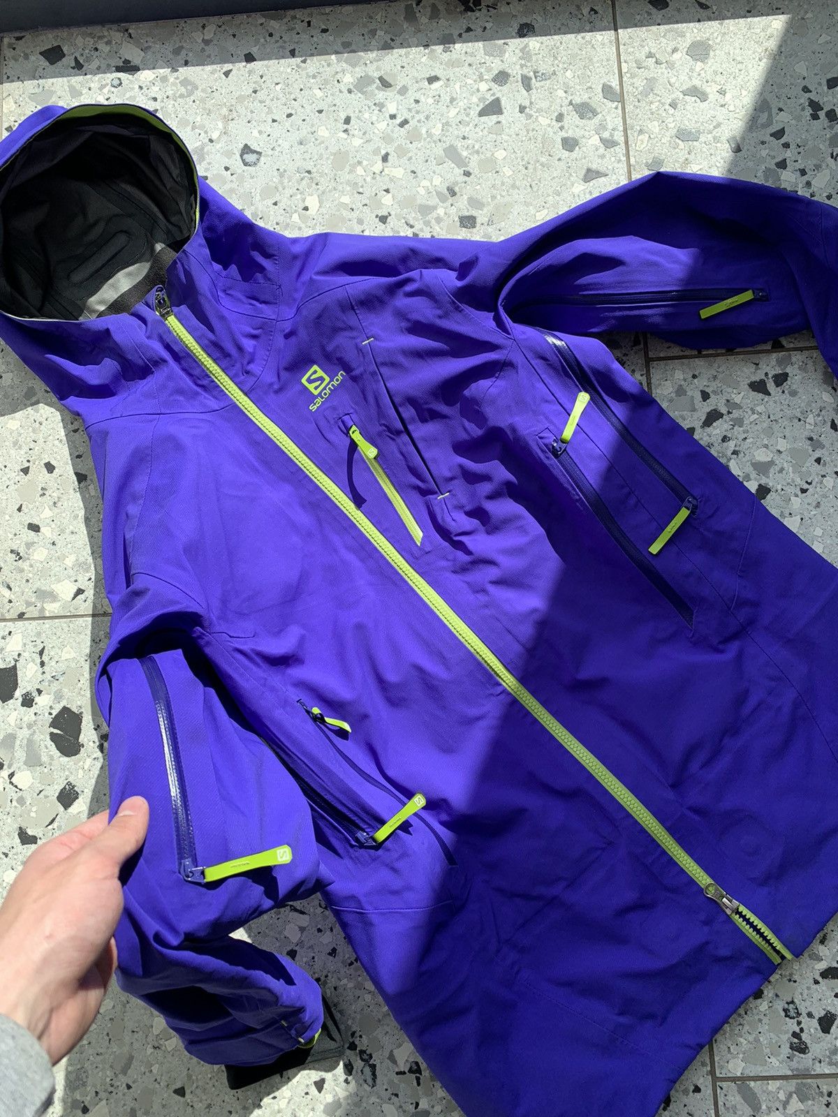 Salomon 💜Purple Salomon Gorpcore Ski Jacket Size US S / EU 44-46 / 1 - 3 Thumbnail