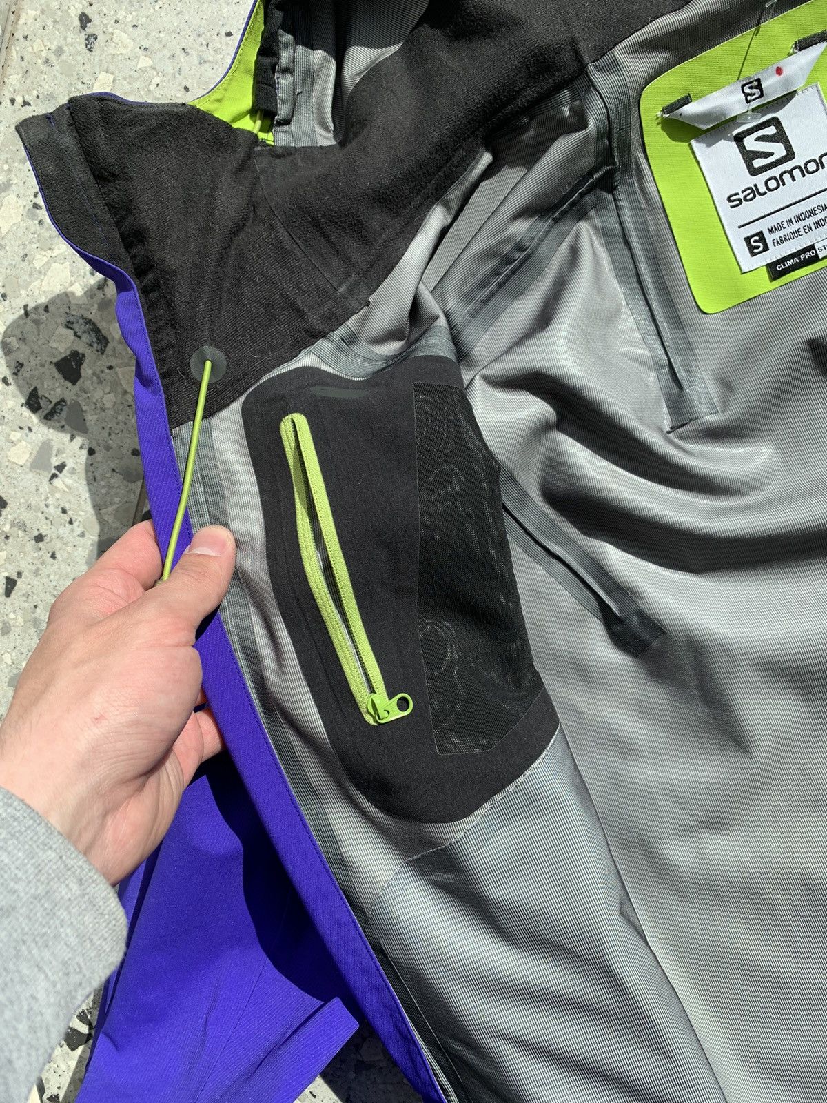 Salomon 💜Purple Salomon Gorpcore Ski Jacket Size US S / EU 44-46 / 1 - 8 Thumbnail