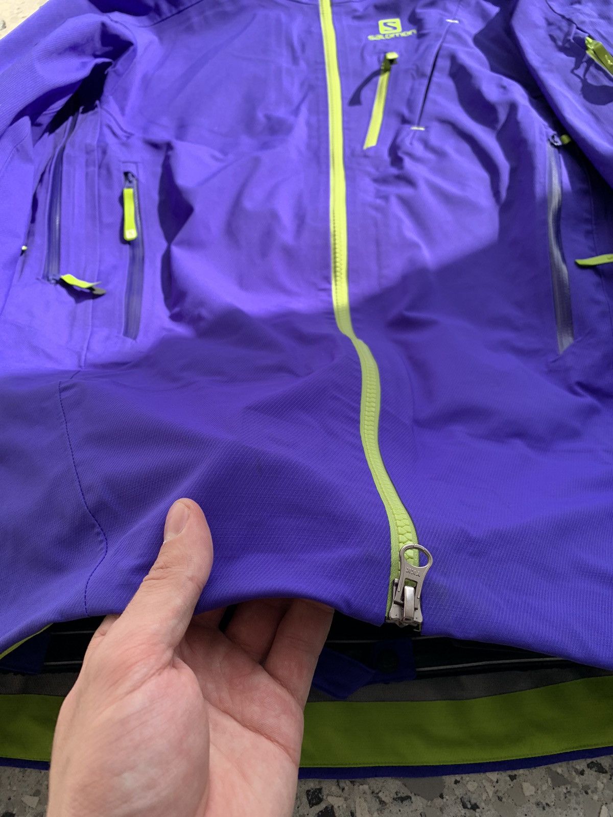 Salomon 💜Purple Salomon Gorpcore Ski Jacket Size US S / EU 44-46 / 1 - 11 Thumbnail