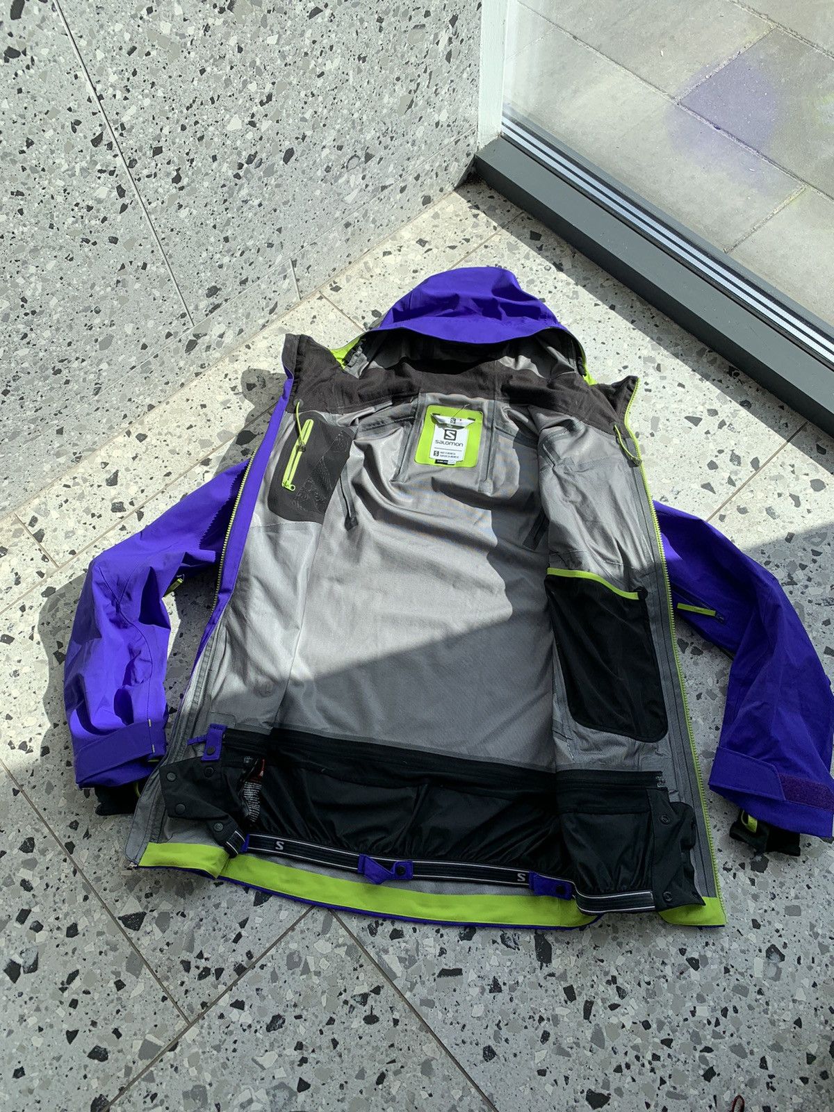 Salomon 💜Purple Salomon Gorpcore Ski Jacket Size US S / EU 44-46 / 1 - 7 Thumbnail