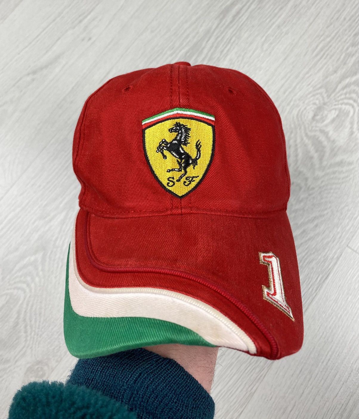 Ferrari Vintage Ferrari Cap Hat BMW Honda Audi Jaguar Mercedes Size ONE SIZE - 1 Thumbnail