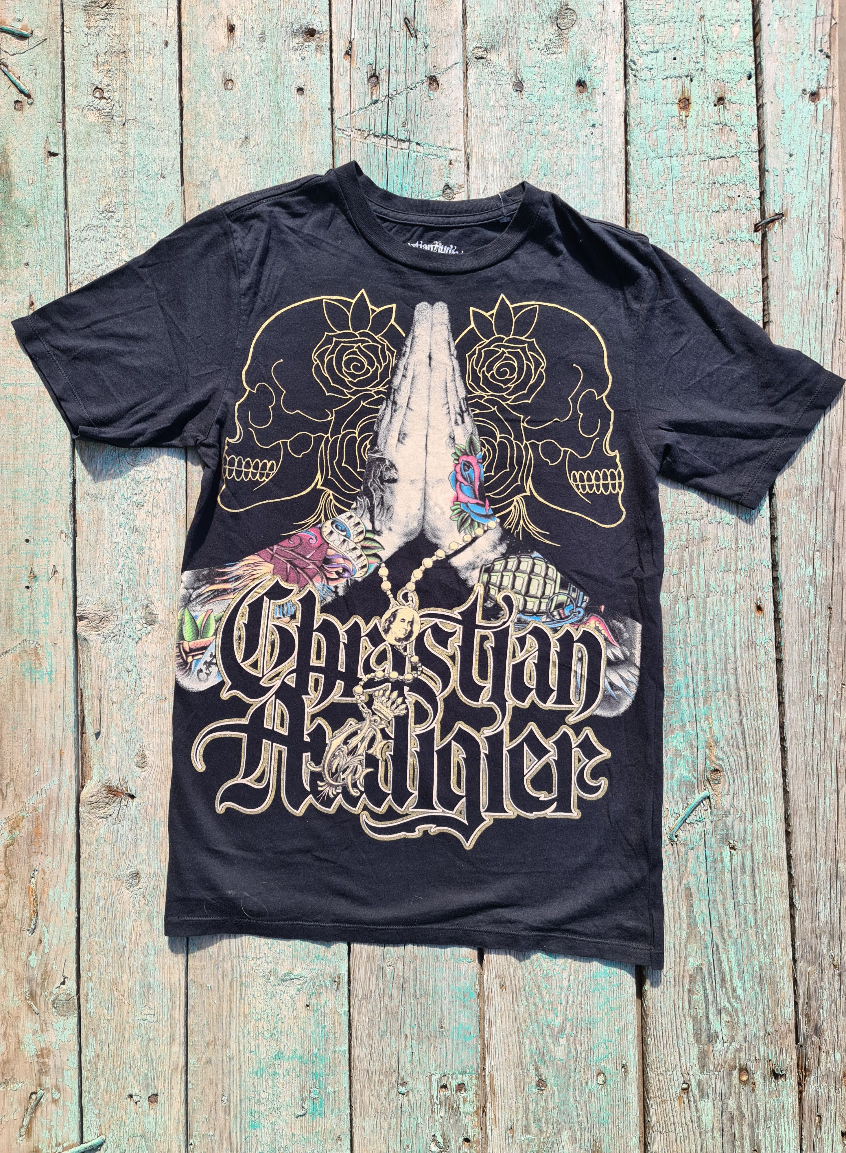 Christian Audigier Christian Audigier 'Art for life' tee shirt kids or S-XS Size XS / US 0-2 / IT 36-38 - 1 Thumbnail