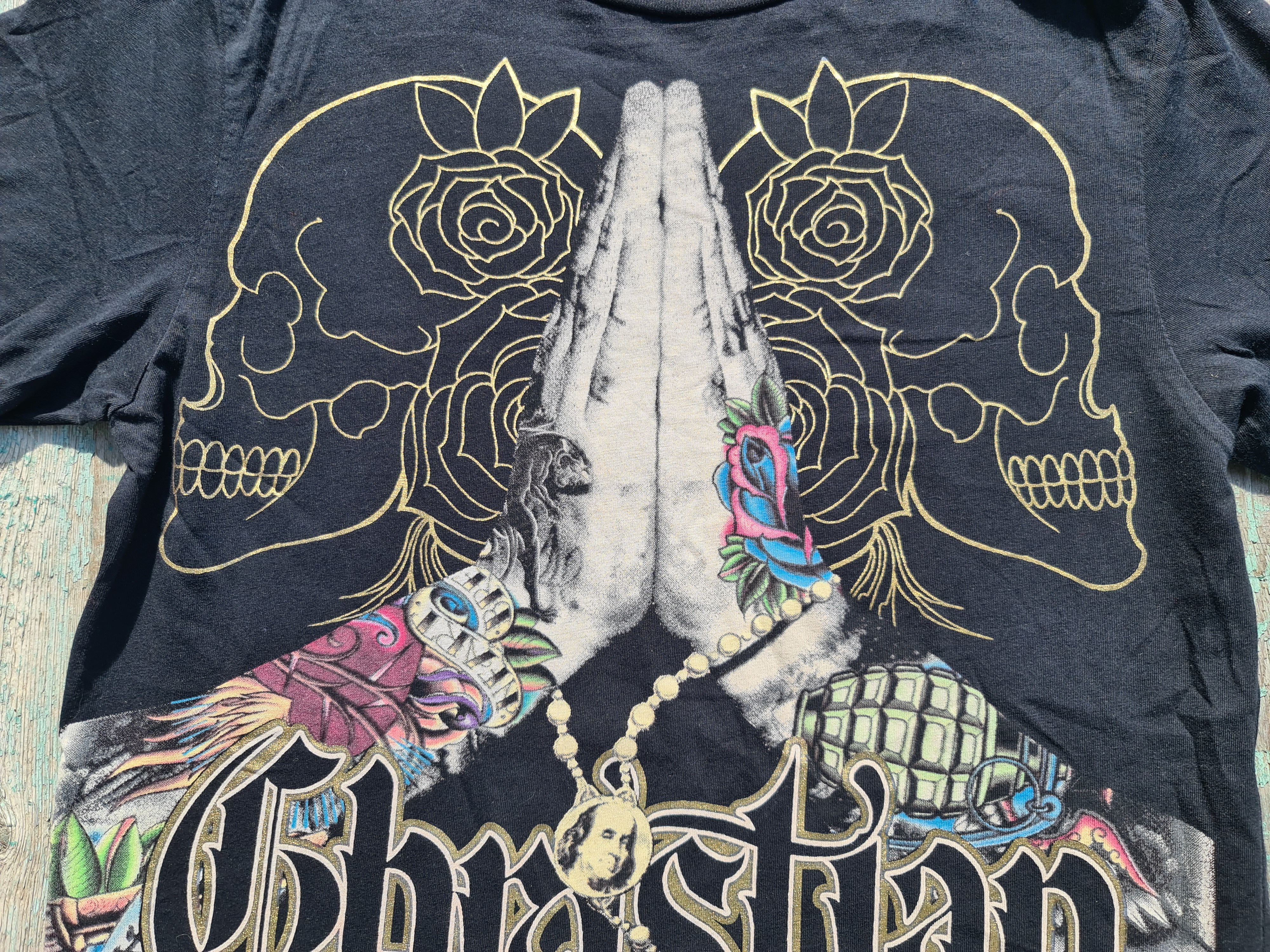 Christian Audigier Christian Audigier 'Art for life' tee shirt kids or S-XS Size XS / US 0-2 / IT 36-38 - 3 Thumbnail
