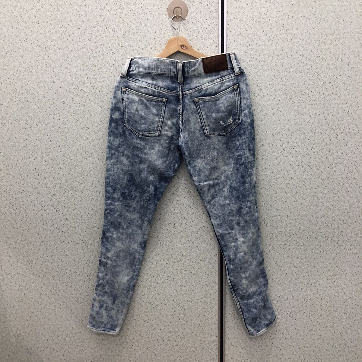 Japanese Brand ACID WASH SKINNY DENIM MOUSSY MADE IN JAPAN Size US 31 - 9 Thumbnail