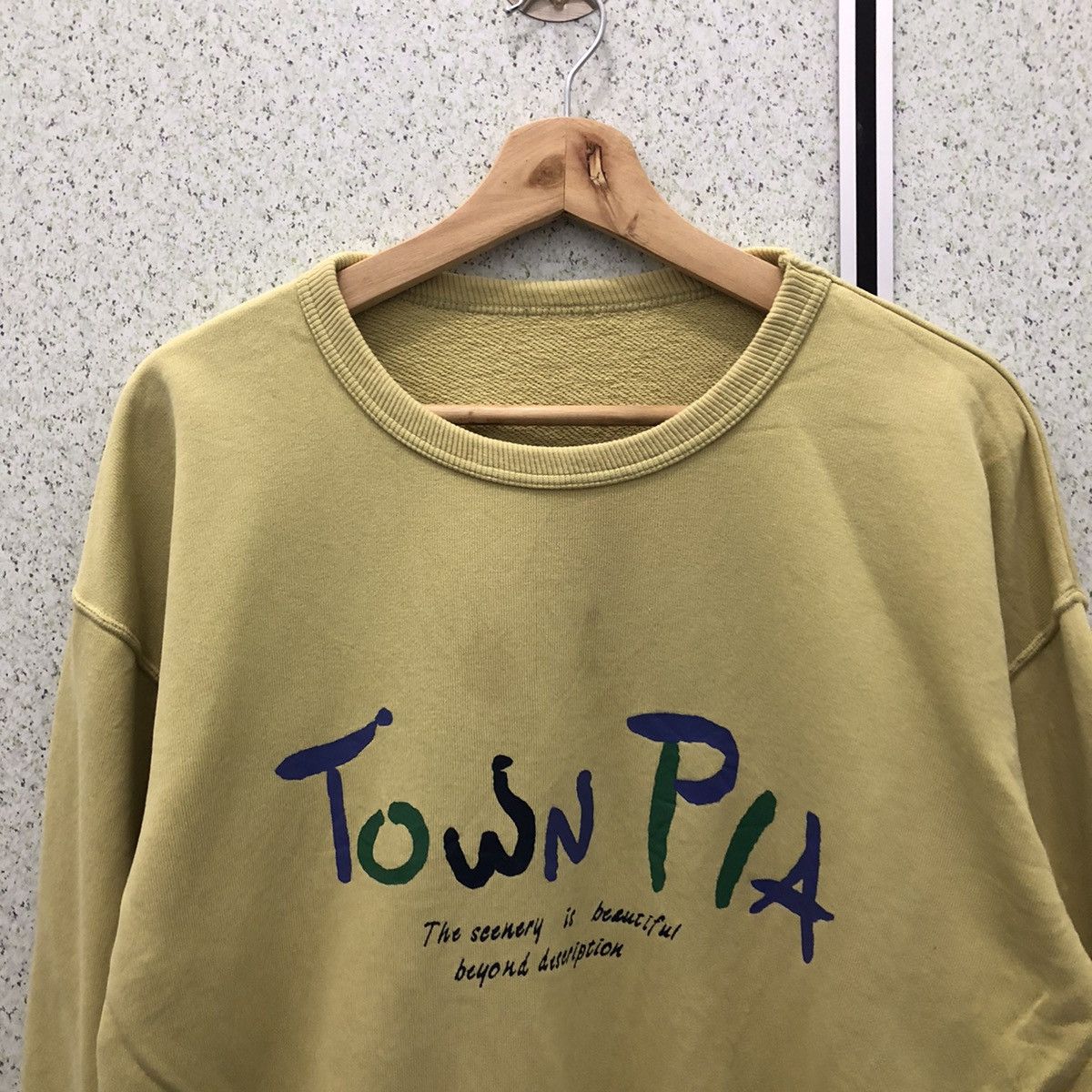 Japanese Brand TOWN PIA SWEATSHIRT BIG LOGO MADE IN JAPAN Size US M / EU 48-50 / 2 - 3 Thumbnail