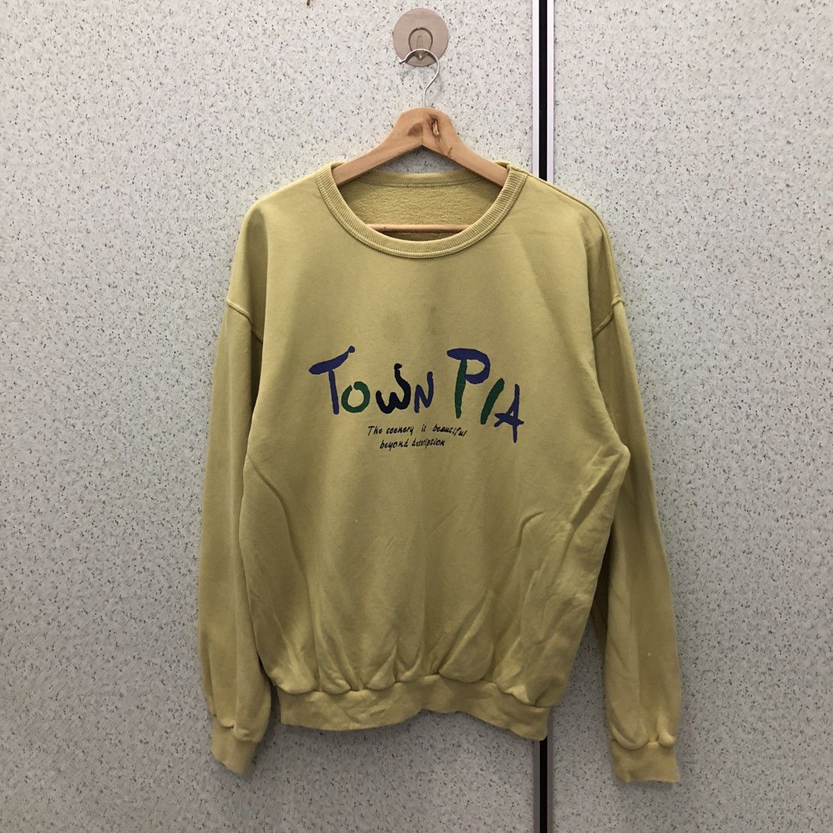 Japanese Brand TOWN PIA SWEATSHIRT BIG LOGO MADE IN JAPAN Size US M / EU 48-50 / 2 - 1 Thumbnail