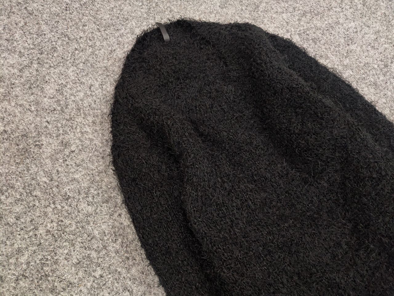 Japanese Brand Vintage Japanese Black Mohair Style Fuzzy Crewneck Sweater Size US S / EU 44-46 / 1 - 6 Thumbnail