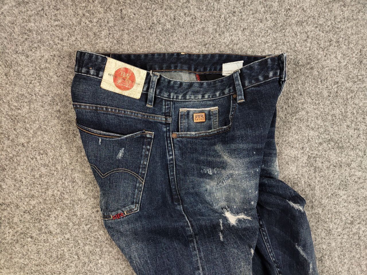 Japanese Brand Vintage 90's Retro Japanese Selvedge Distressed Denim Jeans Size US 31 - 18 Thumbnail