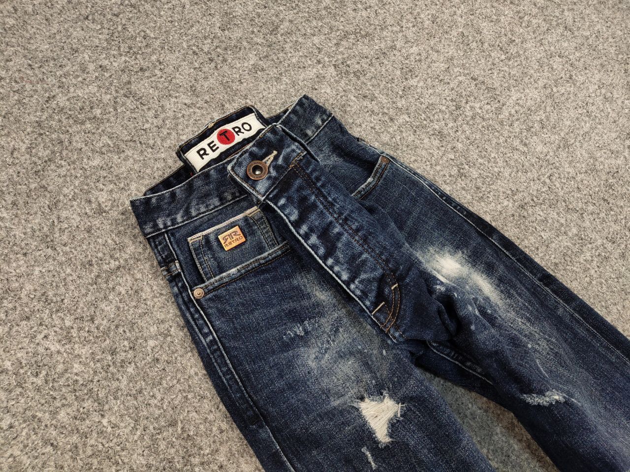 Japanese Brand Vintage 90's Retro Japanese Selvedge Distressed Denim Jeans Size US 31 - 13 Thumbnail