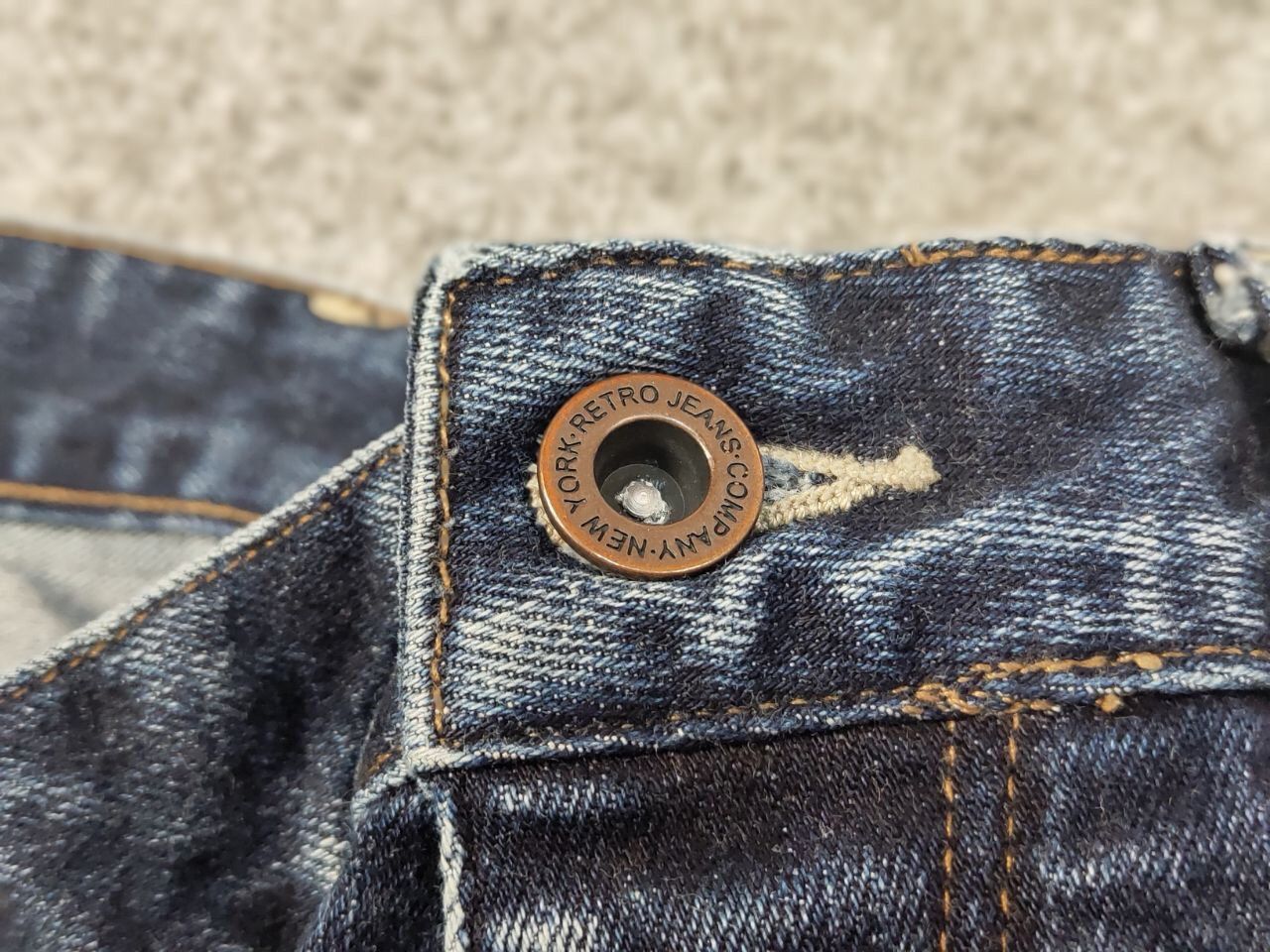 Japanese Brand Vintage 90's Retro Japanese Selvedge Distressed Denim Jeans Size US 31 - 20 Thumbnail