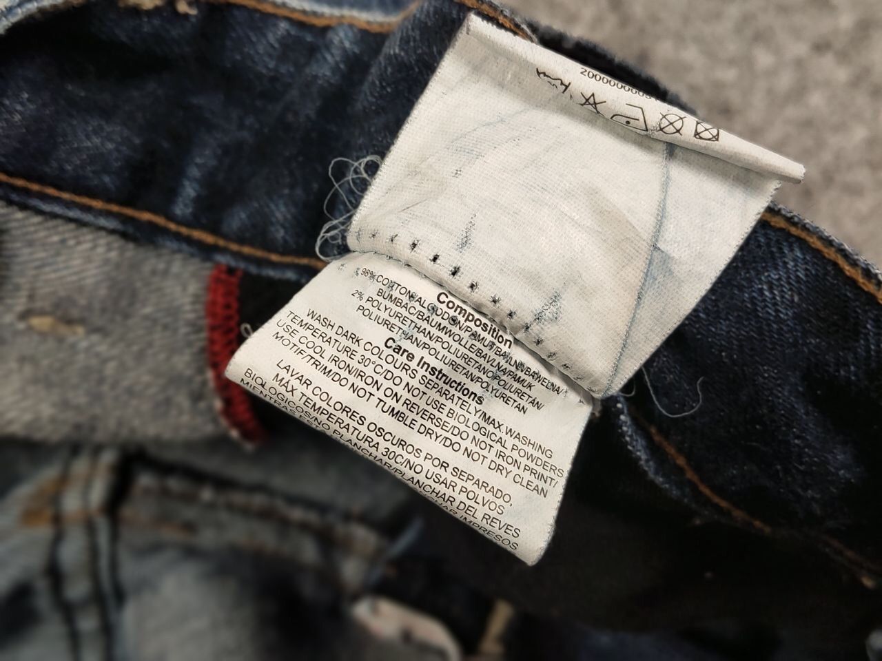 Japanese Brand Vintage 90's Retro Japanese Selvedge Distressed Denim Jeans Size US 31 - 22 Thumbnail