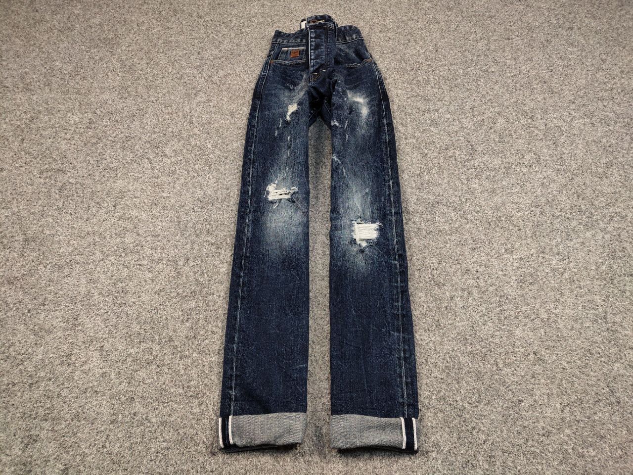 Japanese Brand Vintage 90's Retro Japanese Selvedge Distressed Denim Jeans Size US 31 - 3 Thumbnail