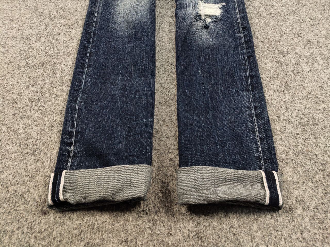 Japanese Brand Vintage 90's Retro Japanese Selvedge Distressed Denim Jeans Size US 31 - 9 Thumbnail