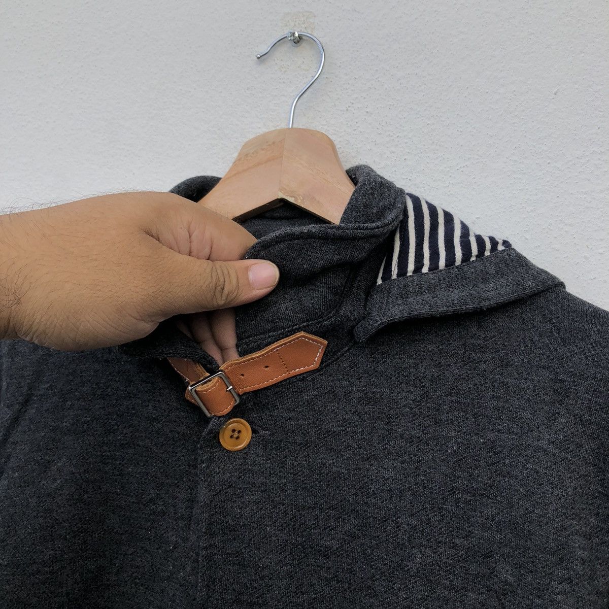 Beams Plus BUTTON JACKET BEAMS FABRIC OF JAPAN Size US L / EU 52-54 / 3 - 6 Thumbnail