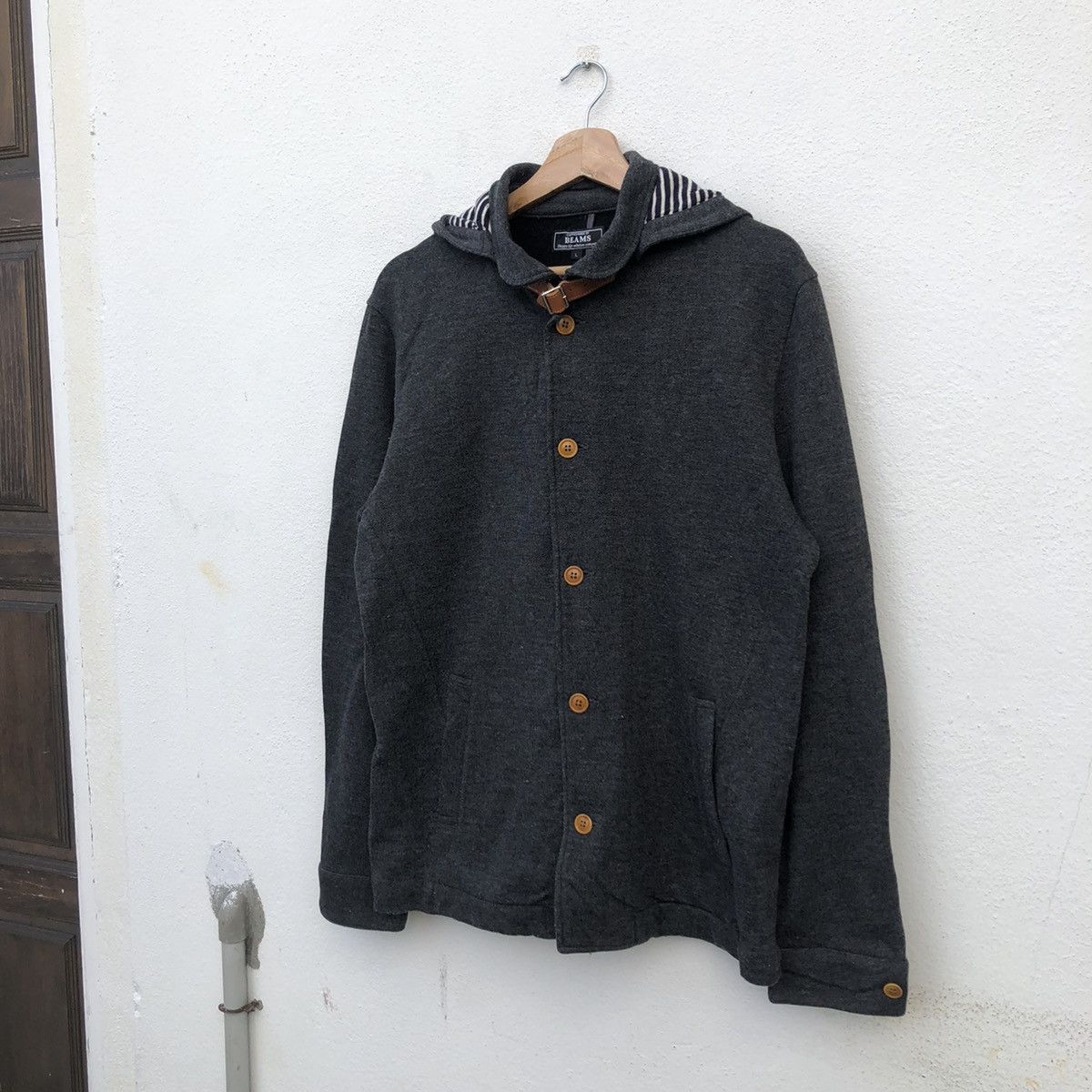 Beams Plus BUTTON JACKET BEAMS FABRIC OF JAPAN Size US L / EU 52-54 / 3 - 2 Thumbnail
