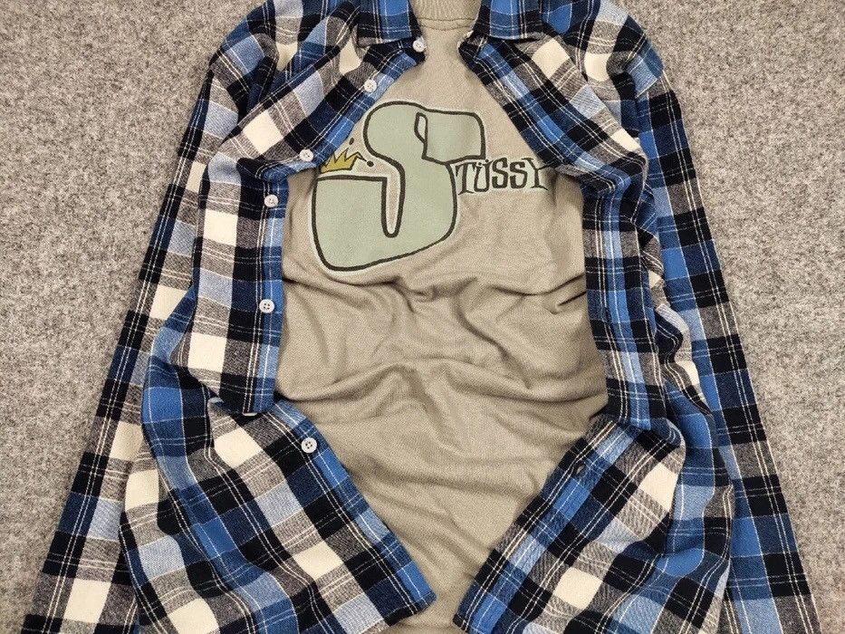 Flannel Vintage Flannel Shirt Travis Scott Style Streetwear Hype Size US L / EU 52-54 / 3 - 6 Thumbnail