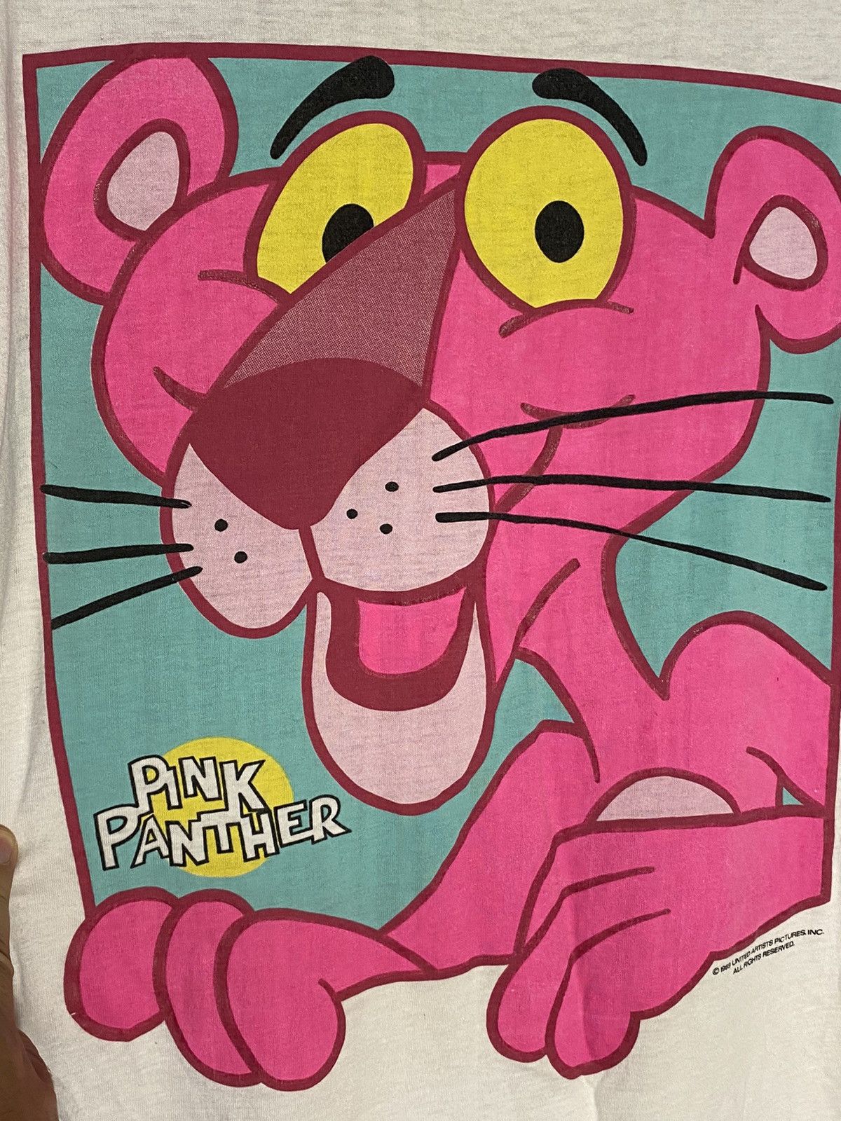Cartoon Network × Vintage 1989 Vintage Pink Panther shirt Size US L / EU 52-54 / 3 - 3 Thumbnail