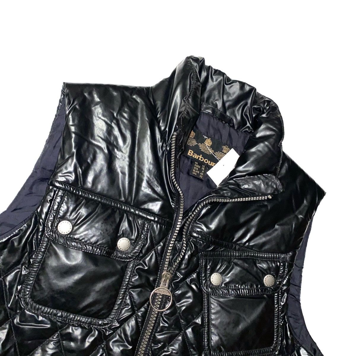 Barbour × Vintage Barbour Women’s Vest Gilet in Black / 8 Size M / US 6-8 / IT 42-44 - 2 Thumbnail