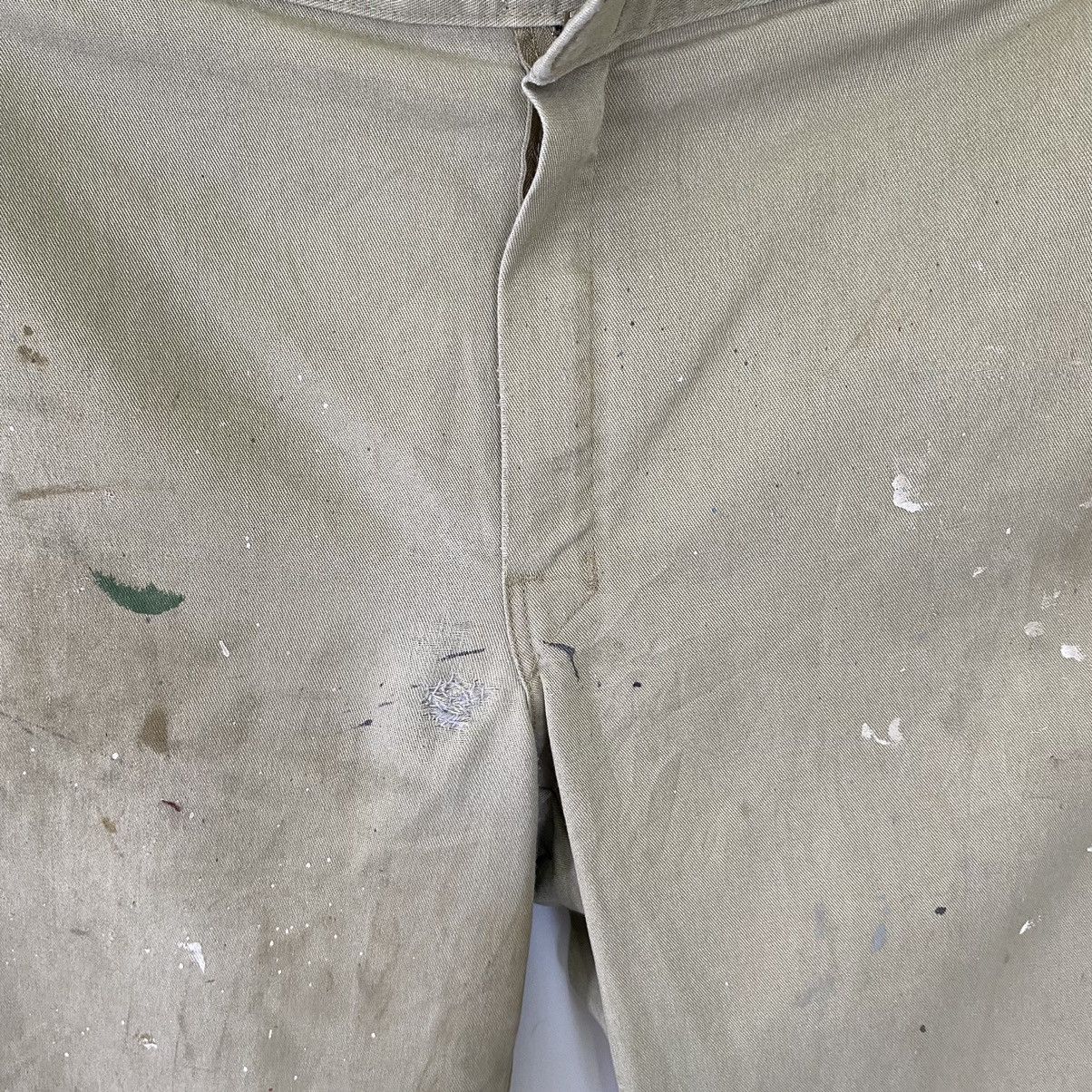 Dickies Vintage Dickies Splash Paint Baggy Double Knee Pant Size US 33 - 13 Thumbnail