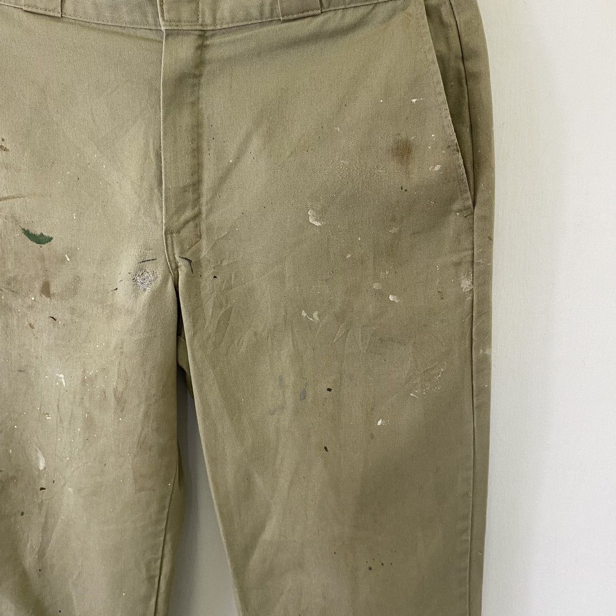 Dickies Vintage Dickies Splash Paint Baggy Double Knee Pant Size US 33 - 5 Thumbnail
