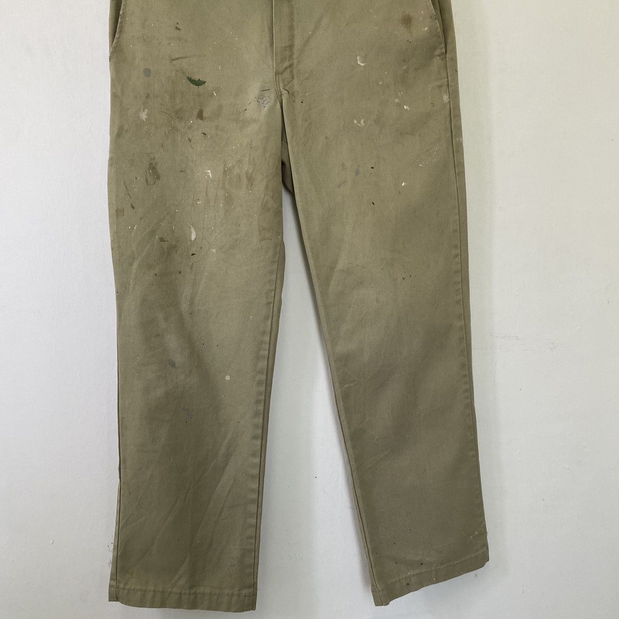 Dickies Vintage Dickies Splash Paint Baggy Double Knee Pant Size US 33 - 3 Thumbnail