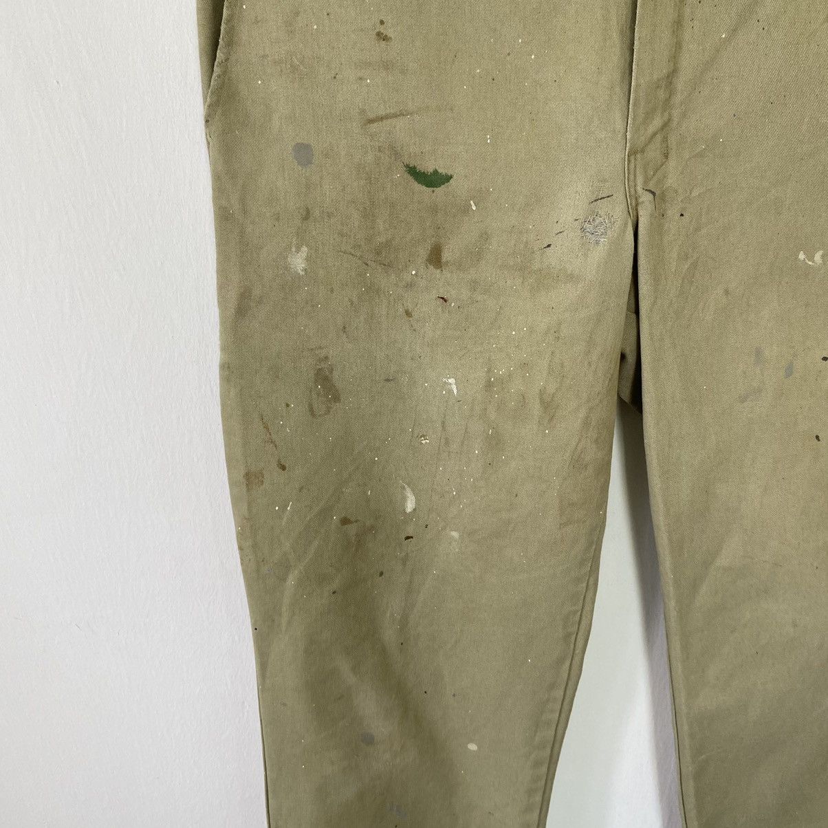 Dickies Vintage Dickies Splash Paint Baggy Double Knee Pant Size US 33 - 4 Thumbnail
