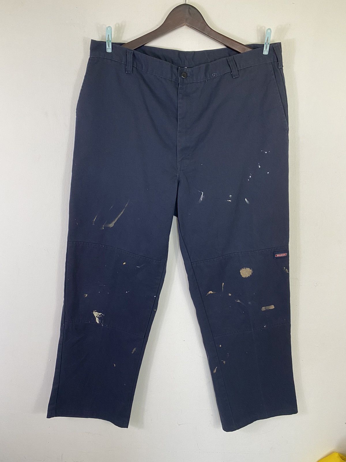 Dickies × Vintage OFFER🔥Vintage Splash Paint Dickies Baggy Double Knee Pant Size US 38 / EU 54 - 1 Thumbnail