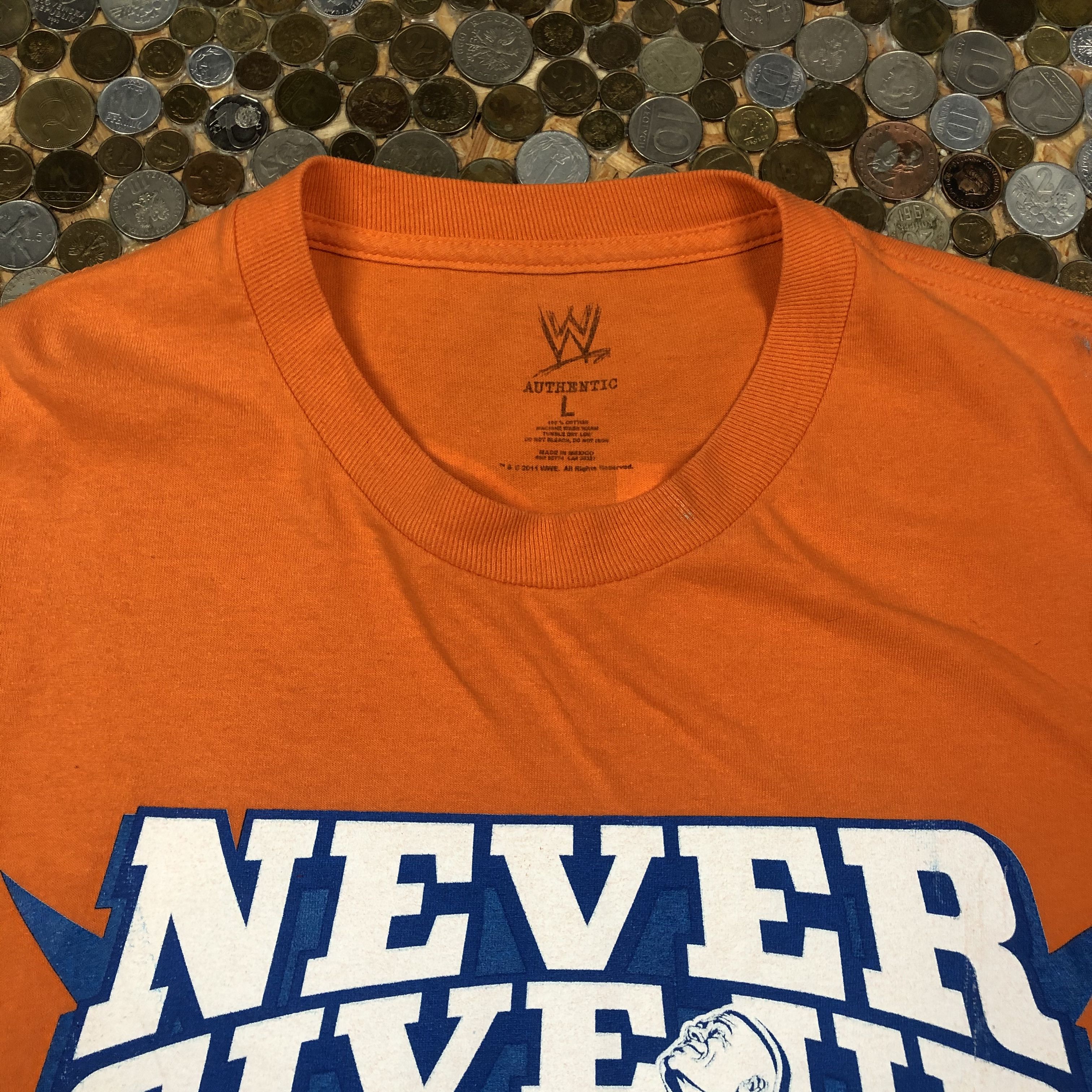 Vintage JOHN CENA Never give up cenation WWE authentic t-shirt | Grailed