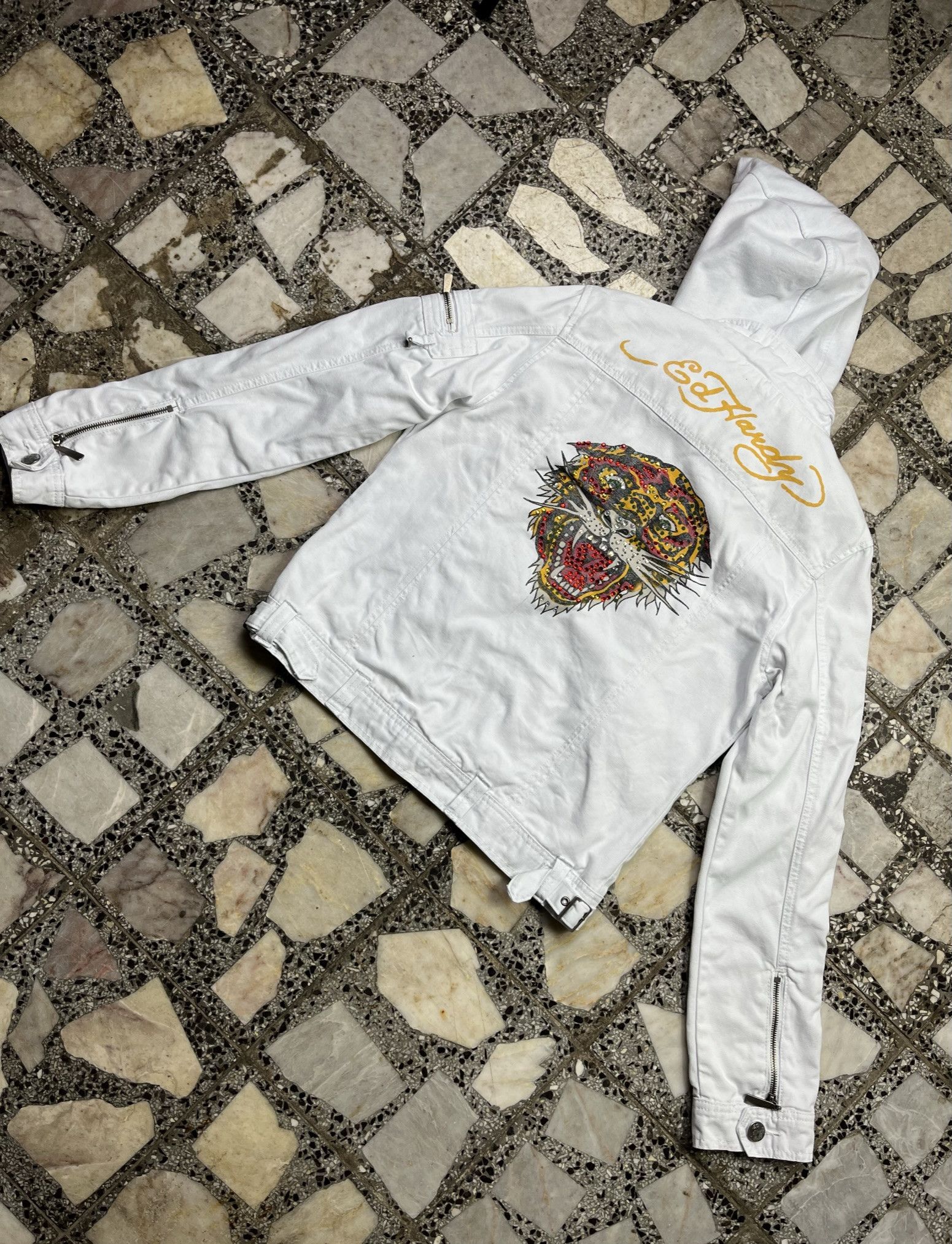 Christian Audigier Jacket popular Size Medium